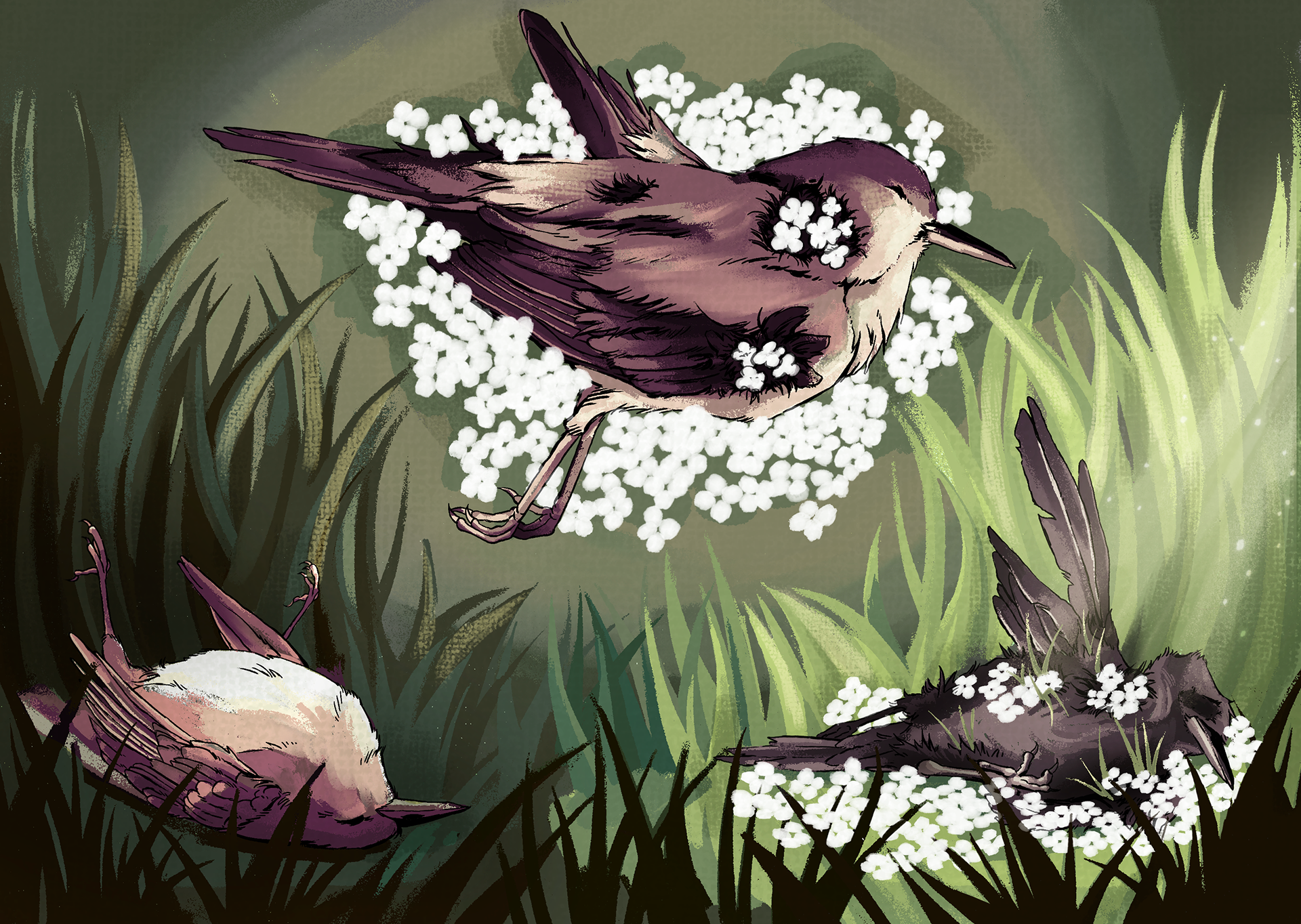 "Regrowth" - Digital Illustration - 2025
