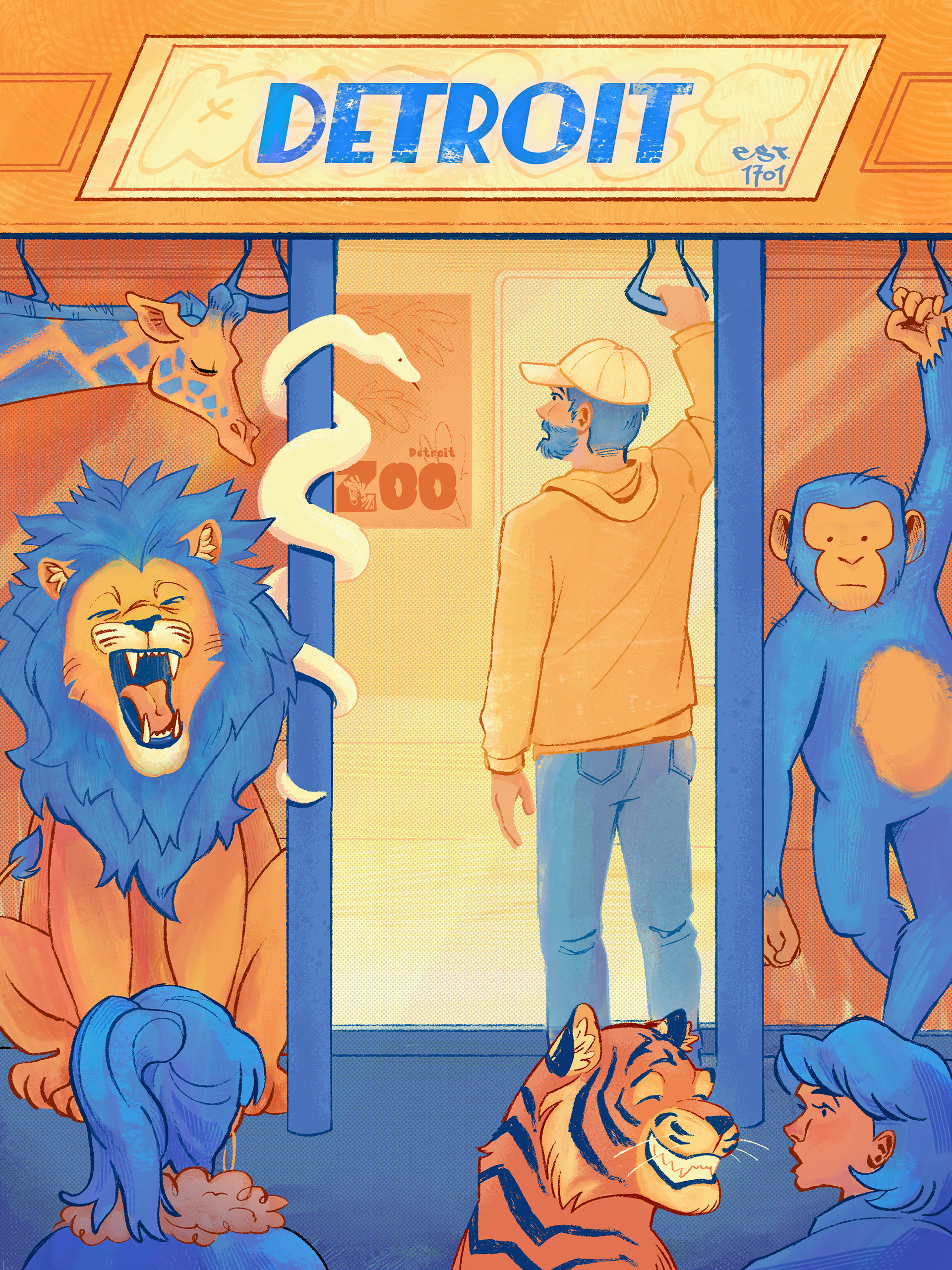 "Visit Detroit" - Digital Poster - 2026