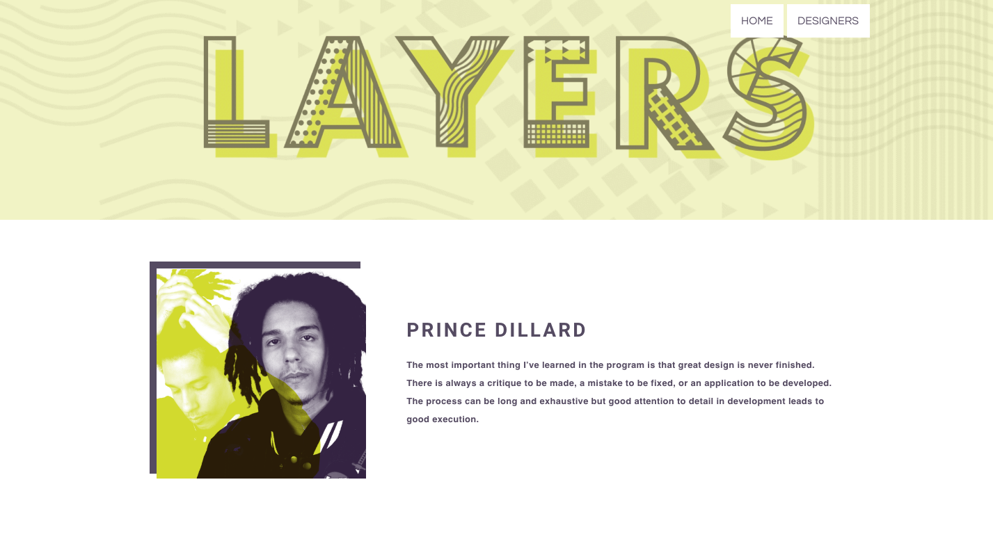 Prince Dillard - Senior Exhibition Show