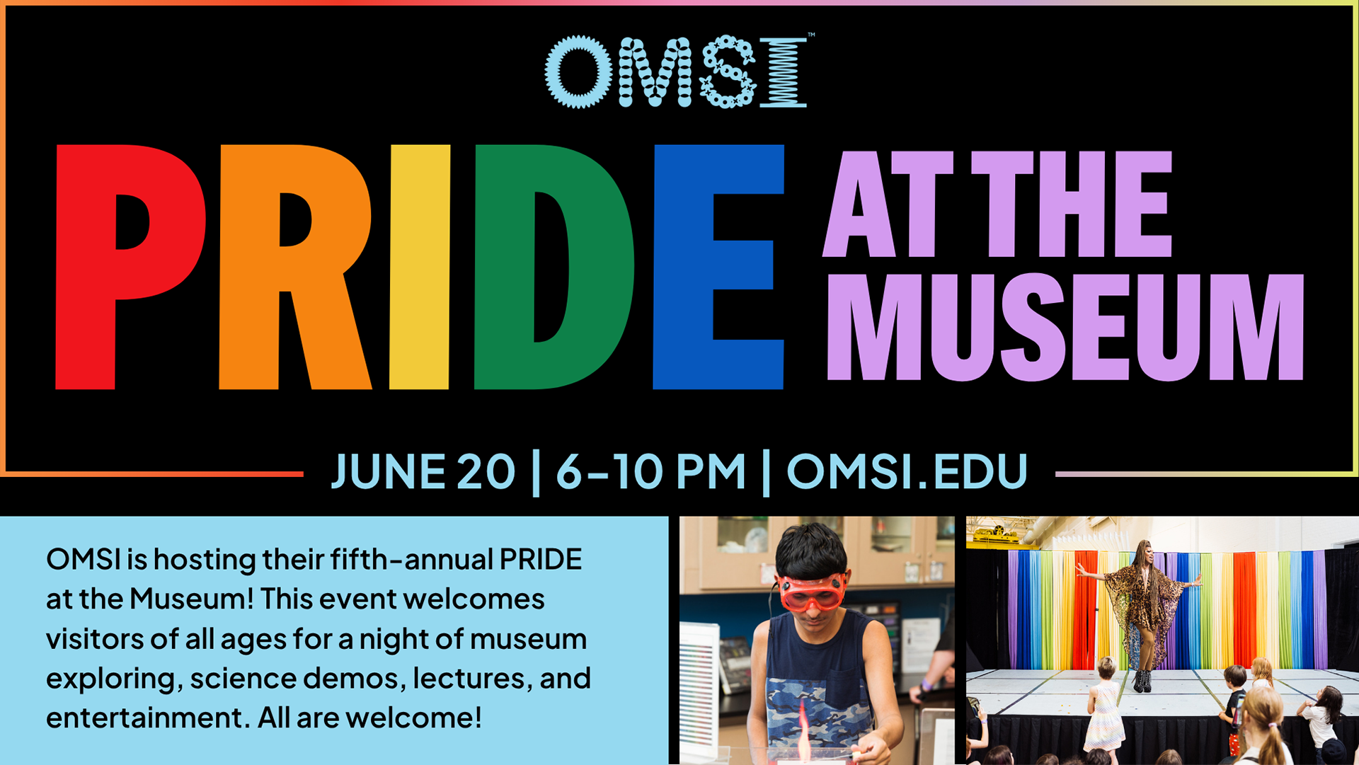 Hollywood Theatre Slide used for event promotion