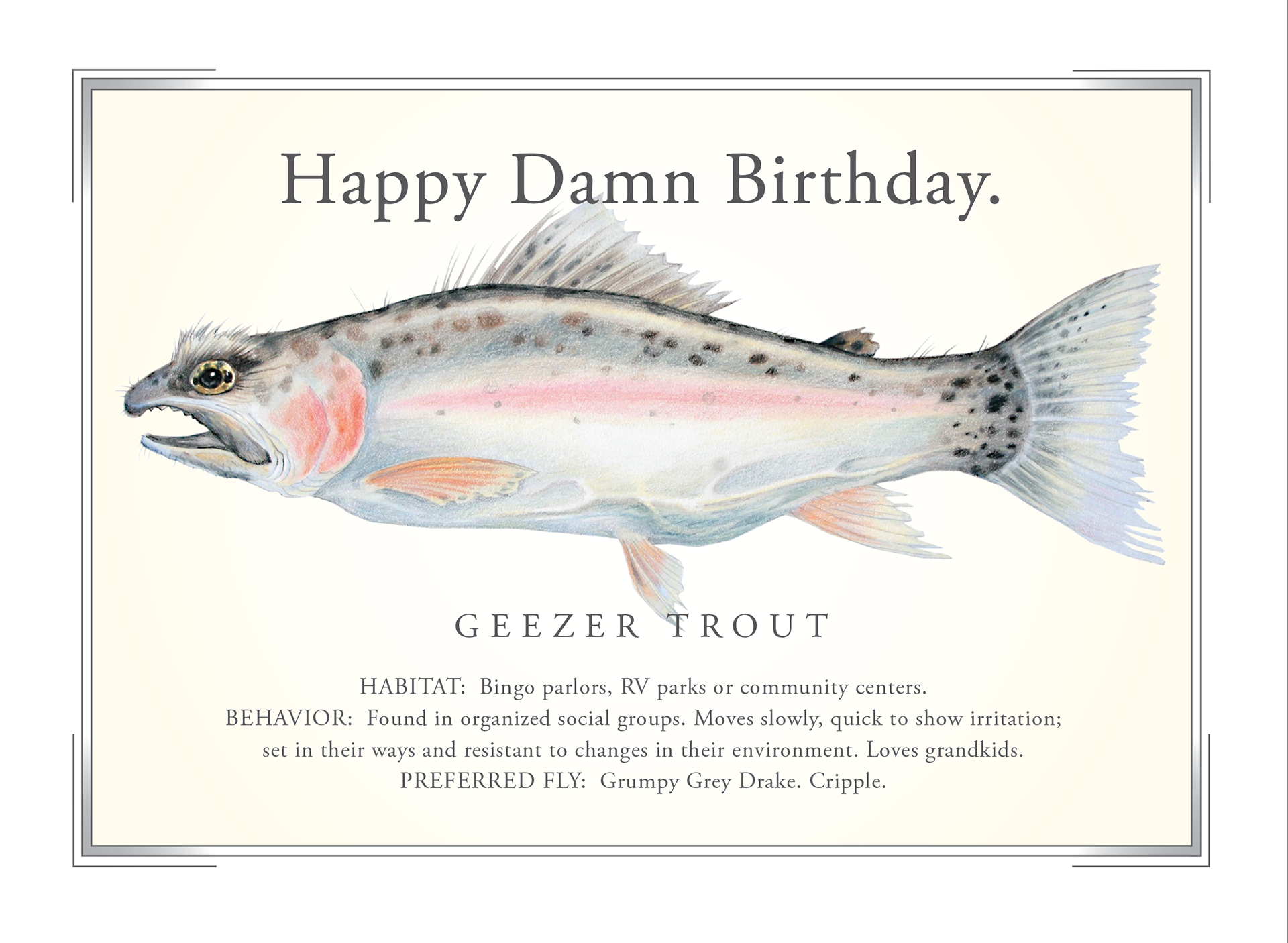 Elusive Trout Prints, Cards and Posters