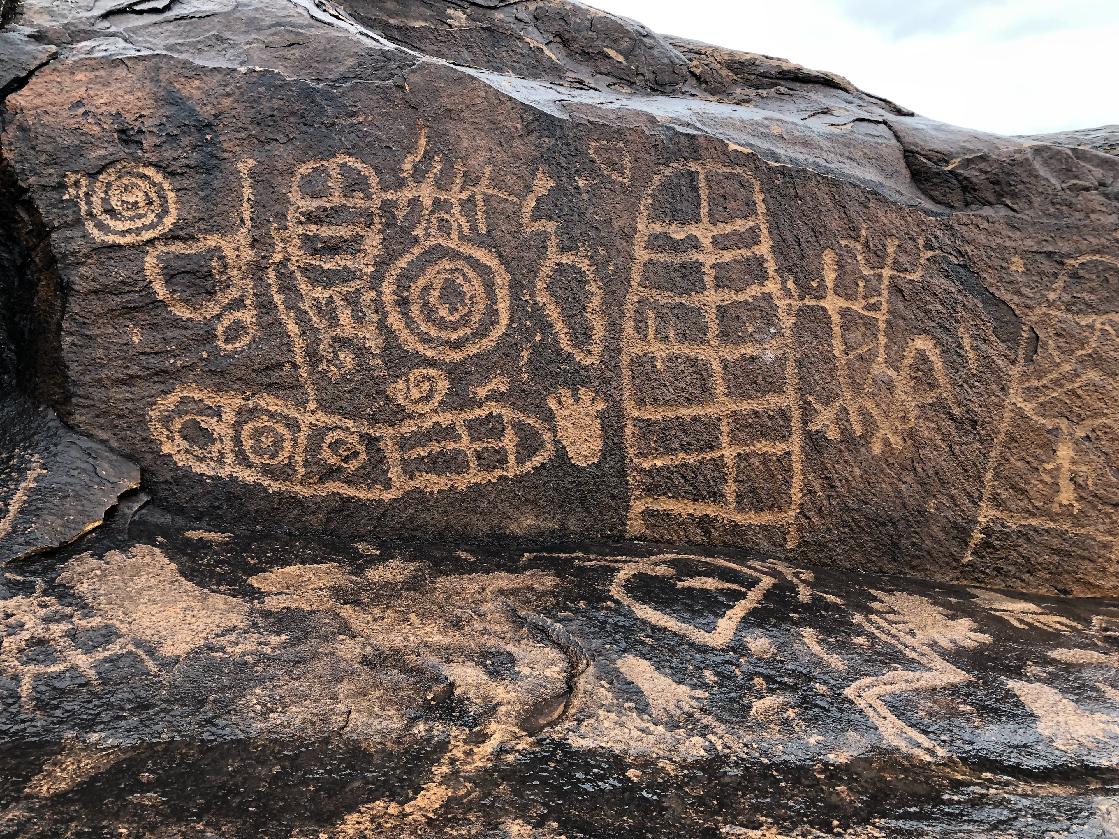 ancient tribal graffiti