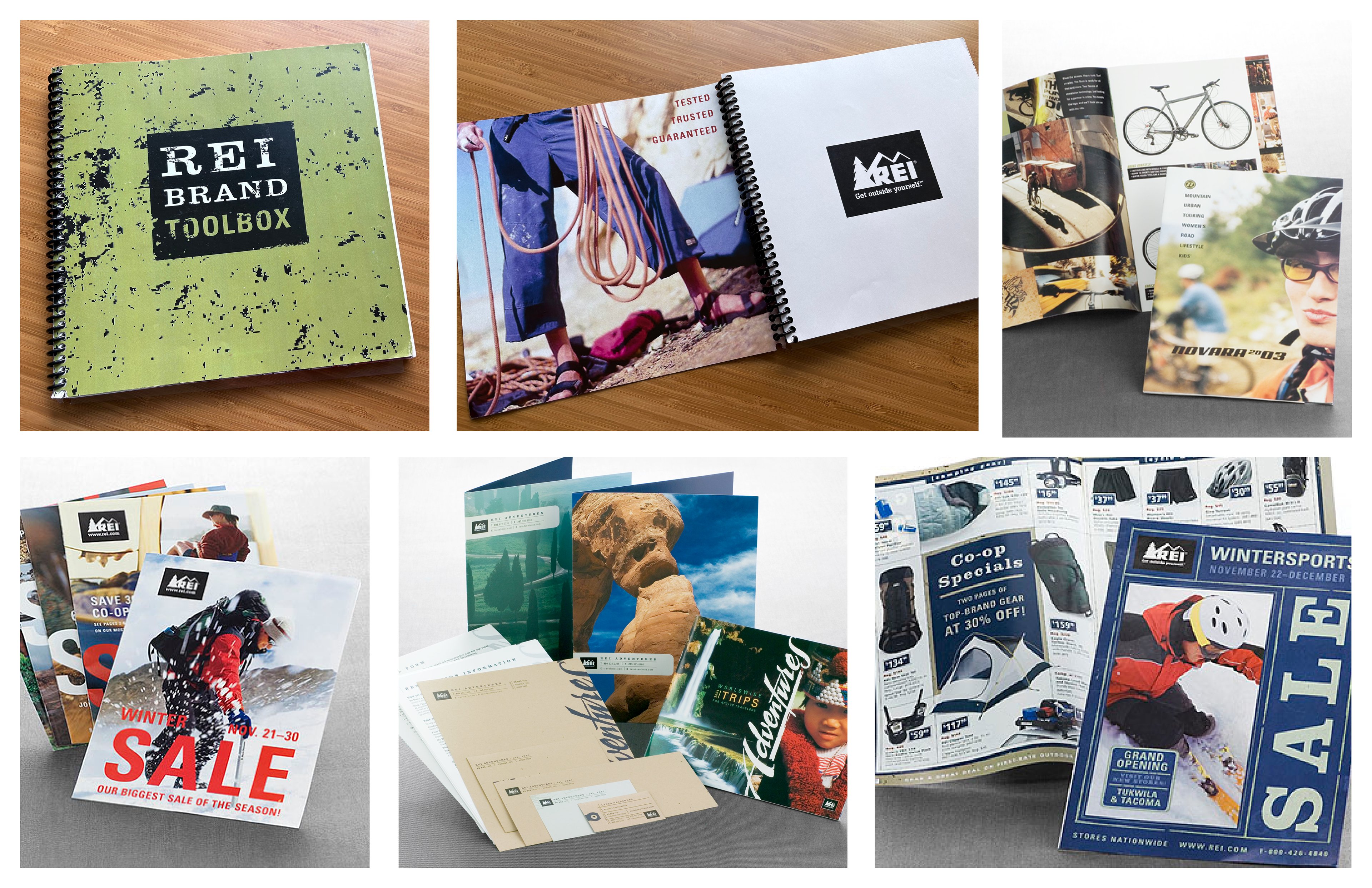 REI ::  Logo and Branding for major outdoor retailer