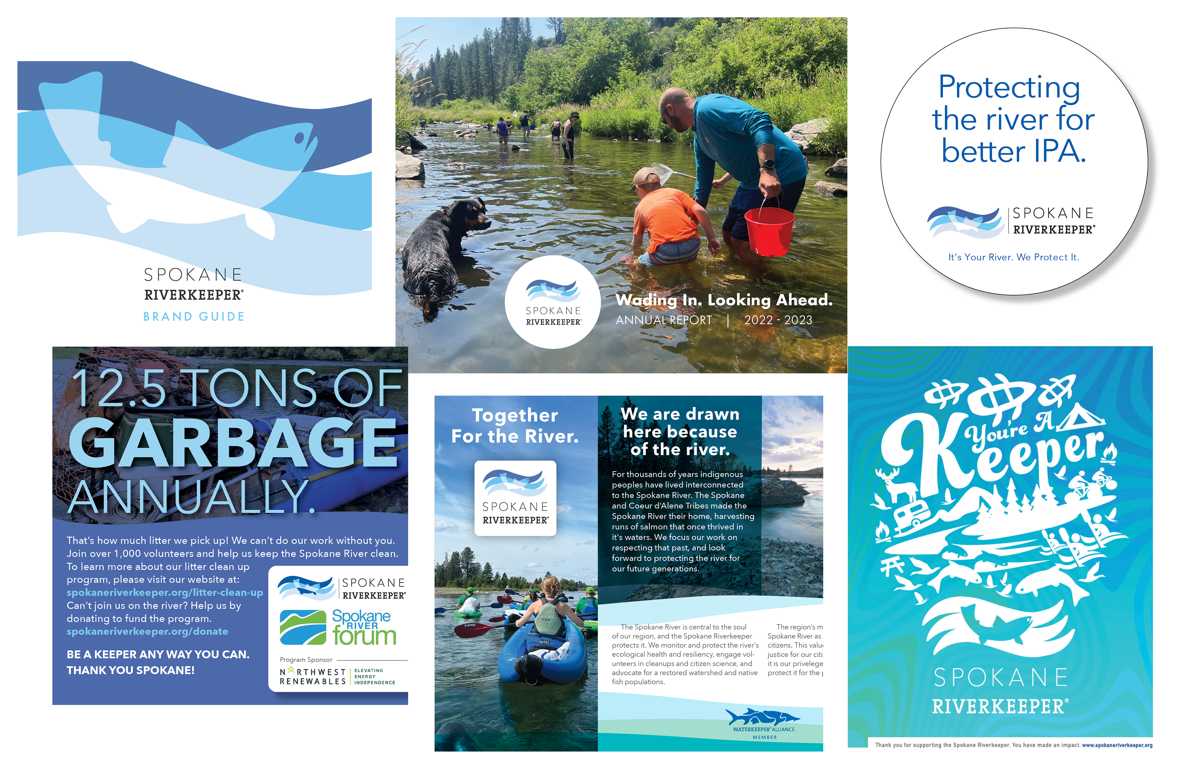 Spokane Riverkeeper ::  Non-profit river conservation organization brand development