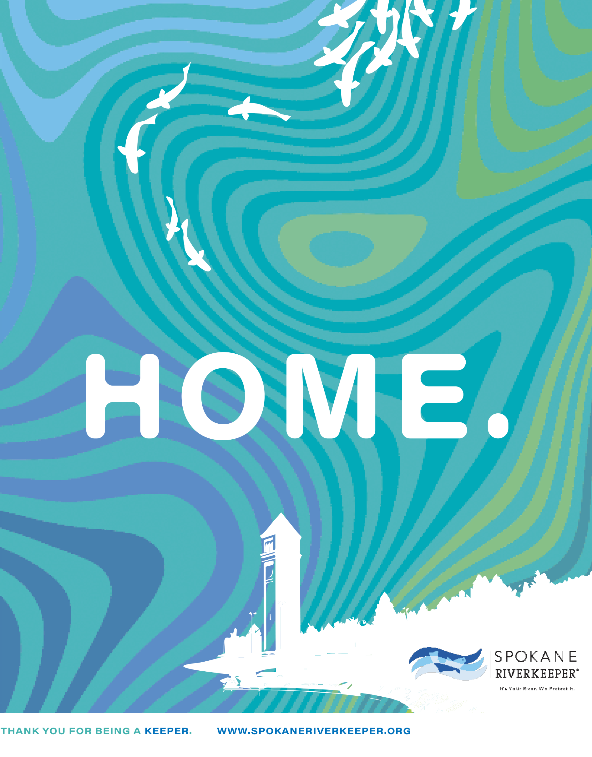Poster Design that calls the salmon home