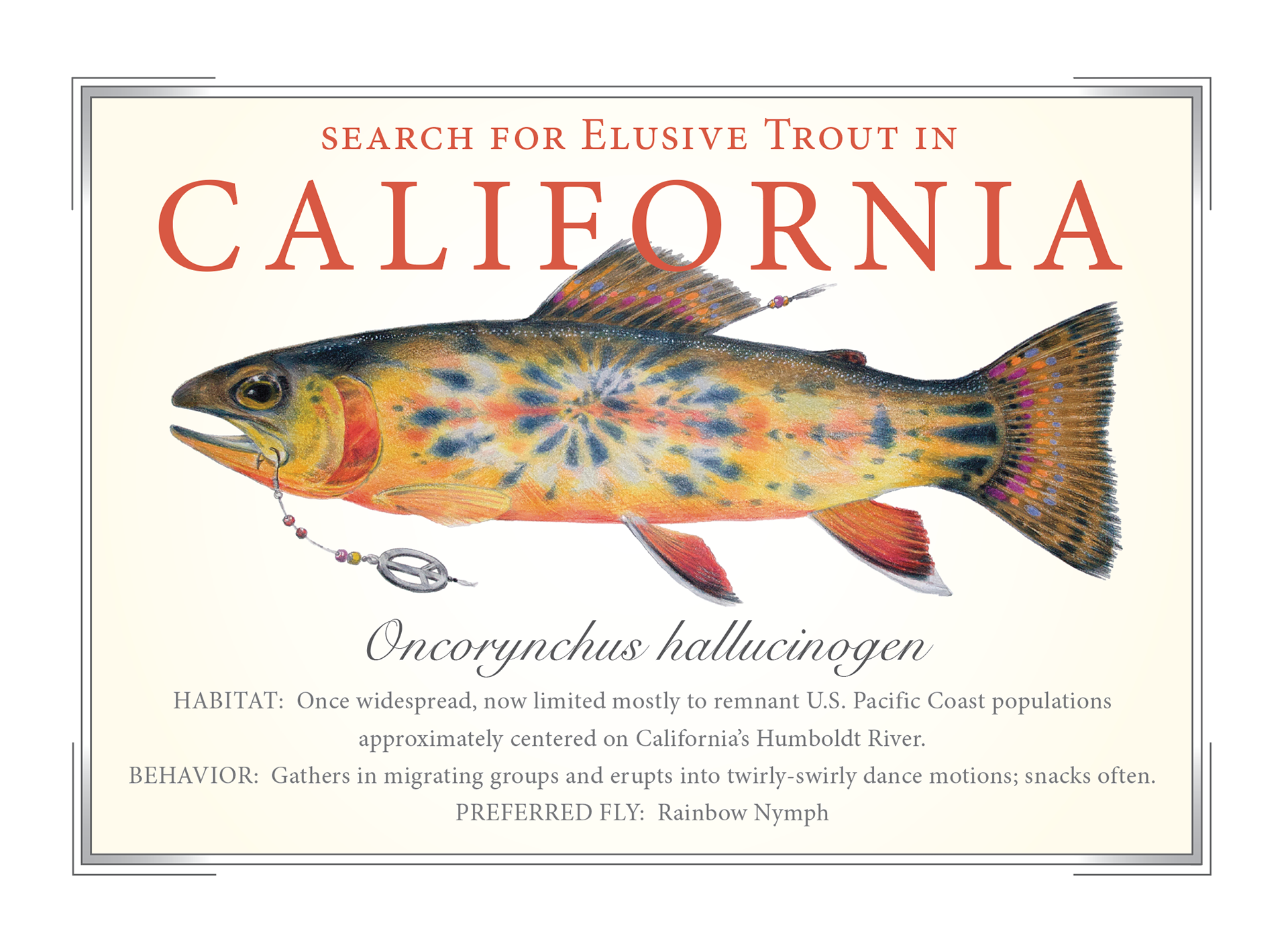 Elusive Trout Prints, Cards and Posters