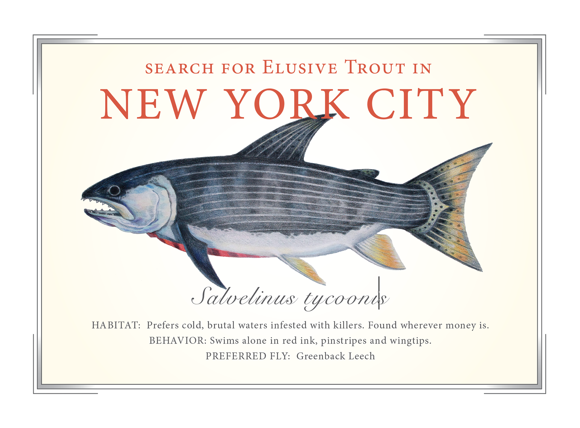 Elusive Trout Prints, Cards and Posters
