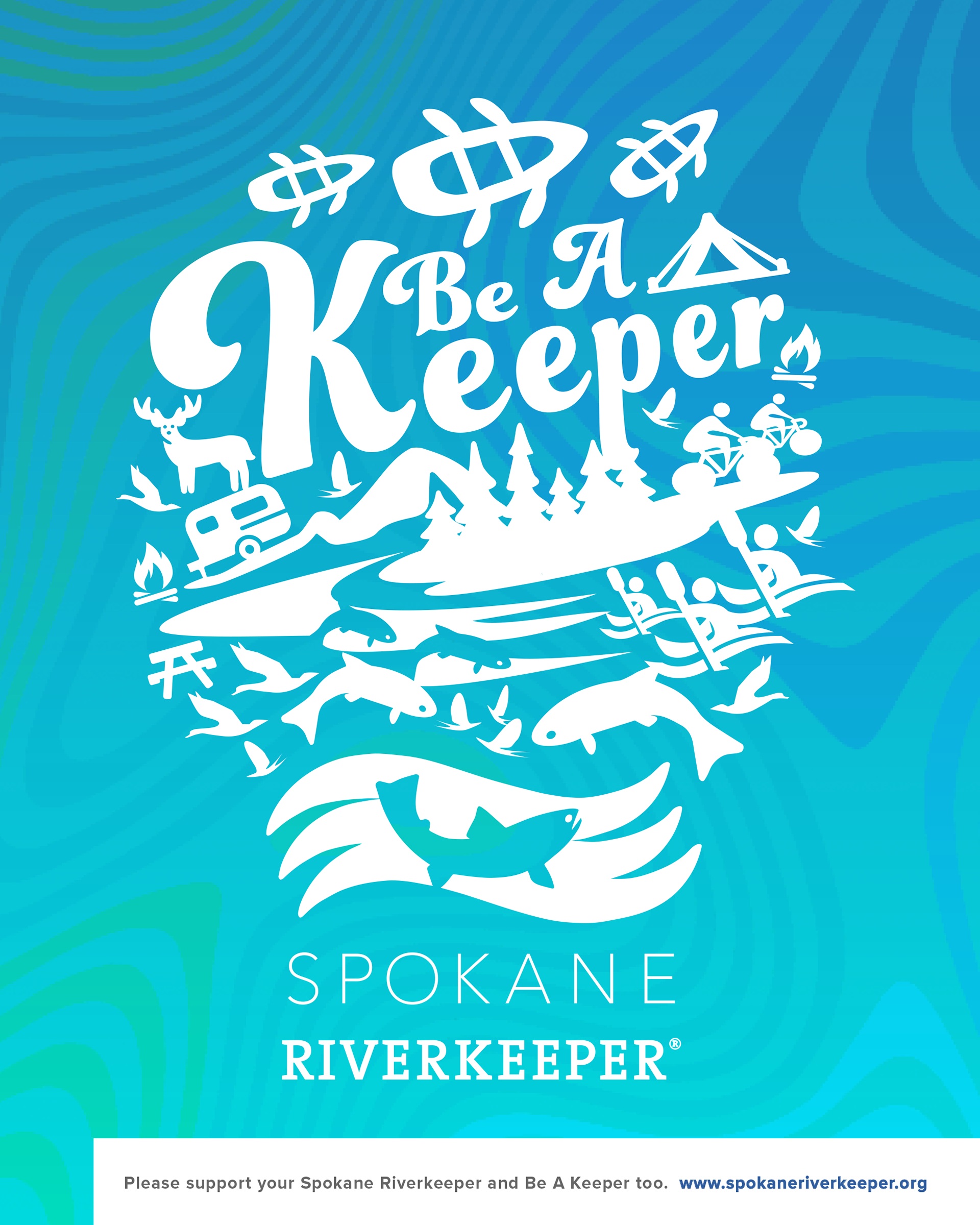 Poster Design for local non-profit Spokane Riverkeeper