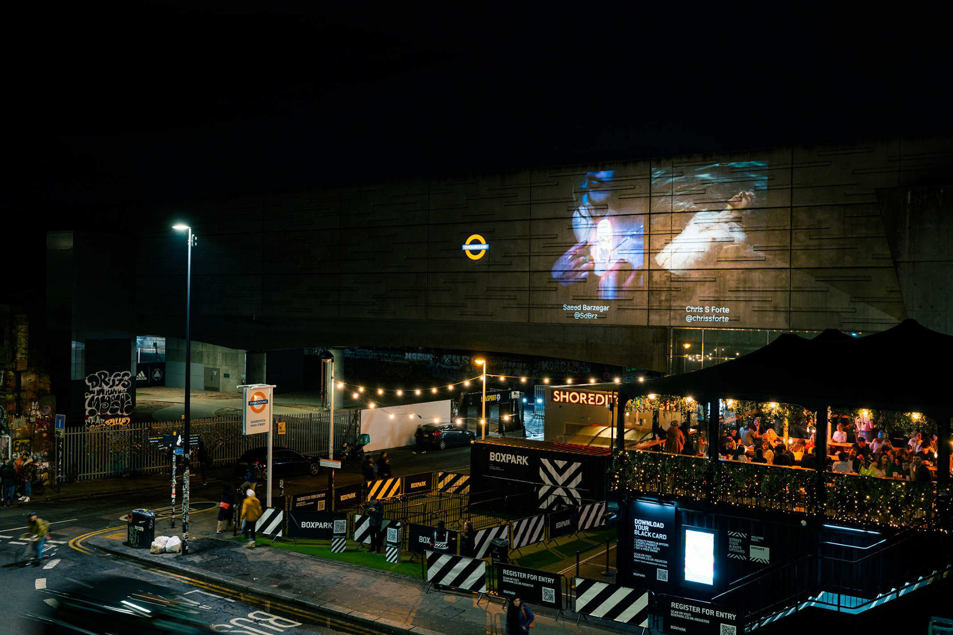 Exhibition of "Behind Your Closed Eyelids #7" in London