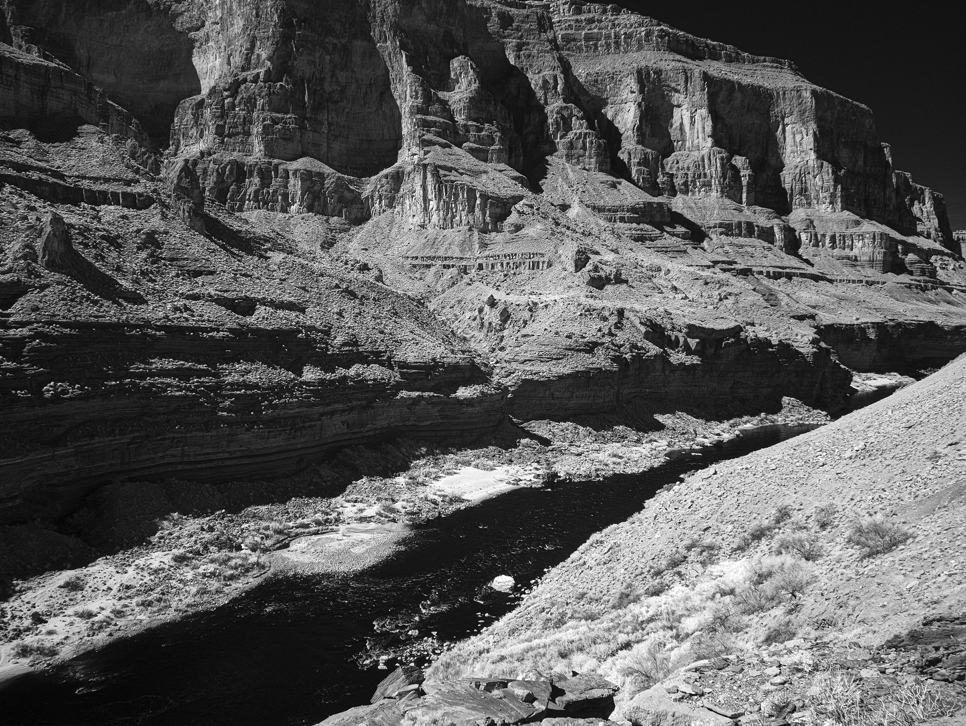 View Downstream at Deer Creek, River Mile 137