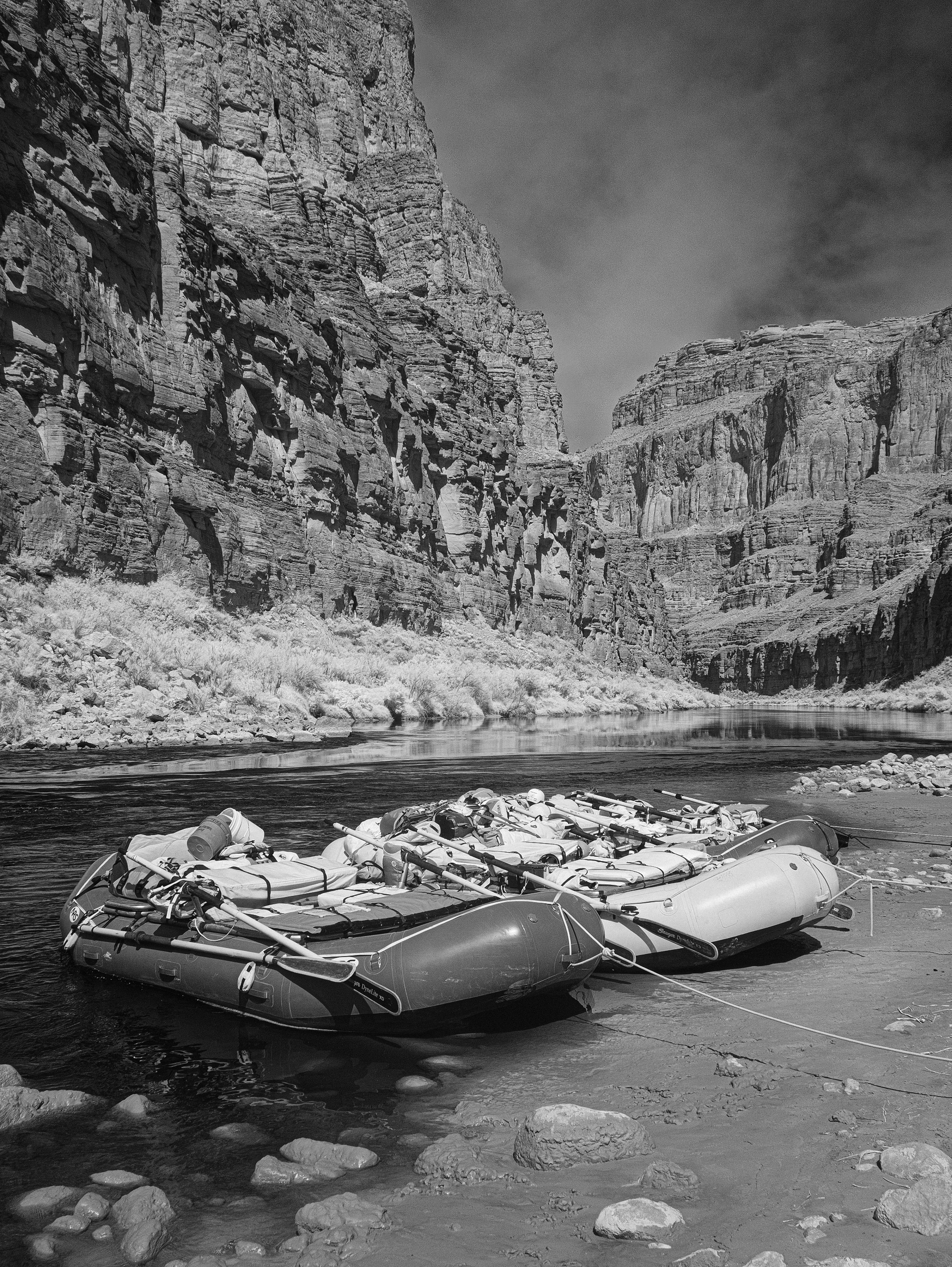 Parking at National Canyon, River Mile 167