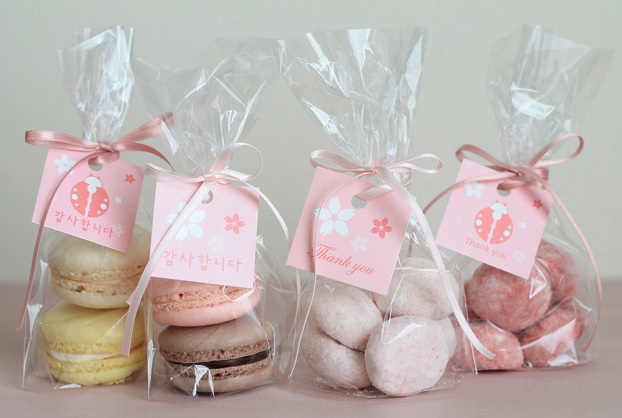 韓国語と英語のタグ