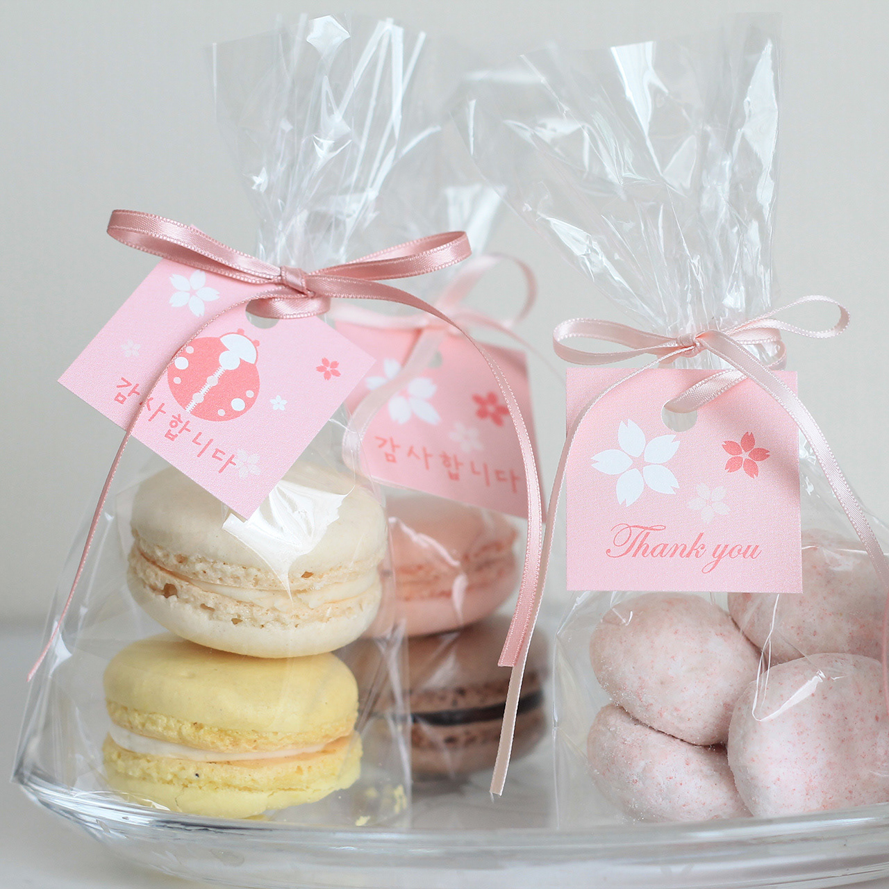 韓国語と英語のタグ