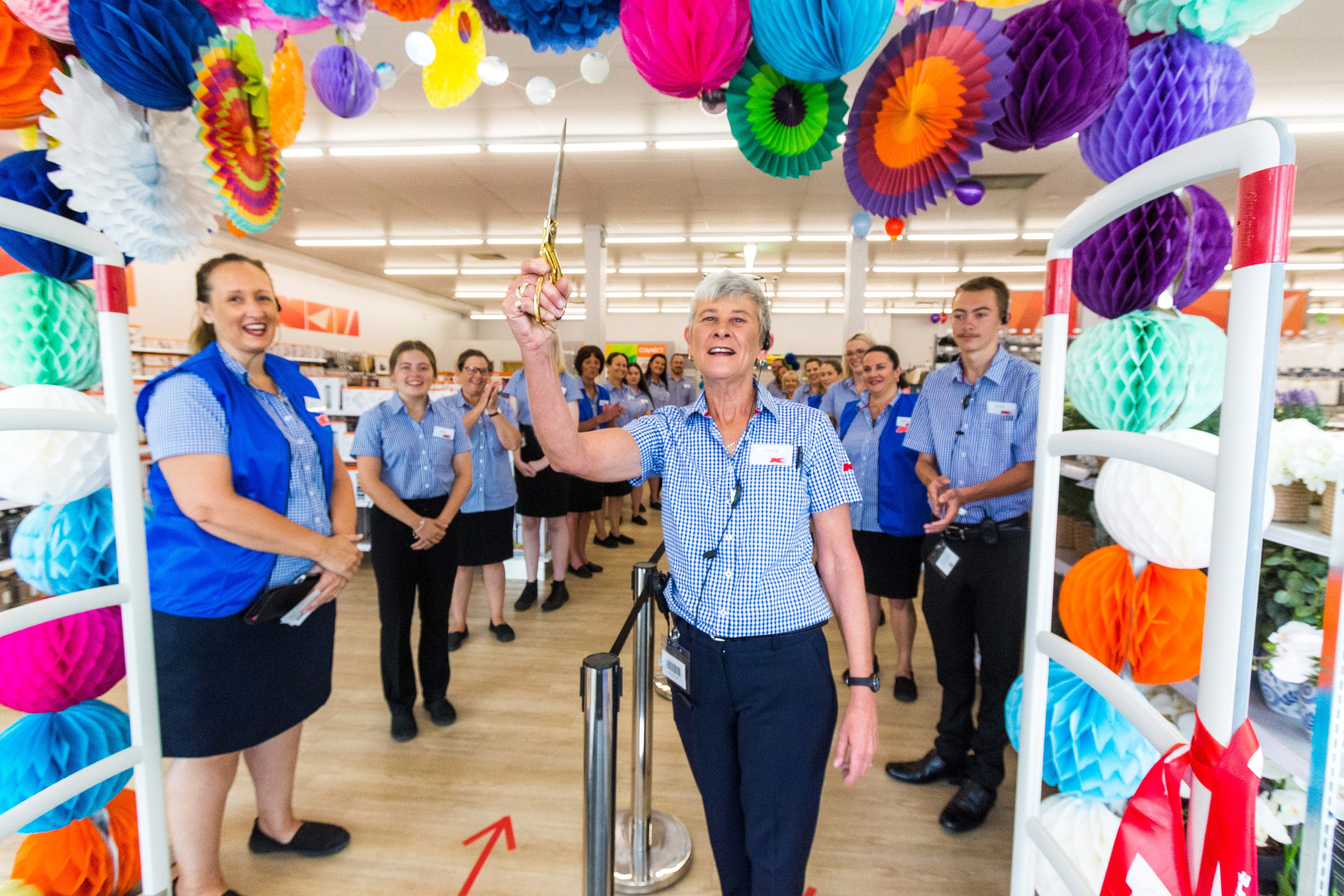 Shot for K-Hub (Kmart) store opening in Yamba, NSW.