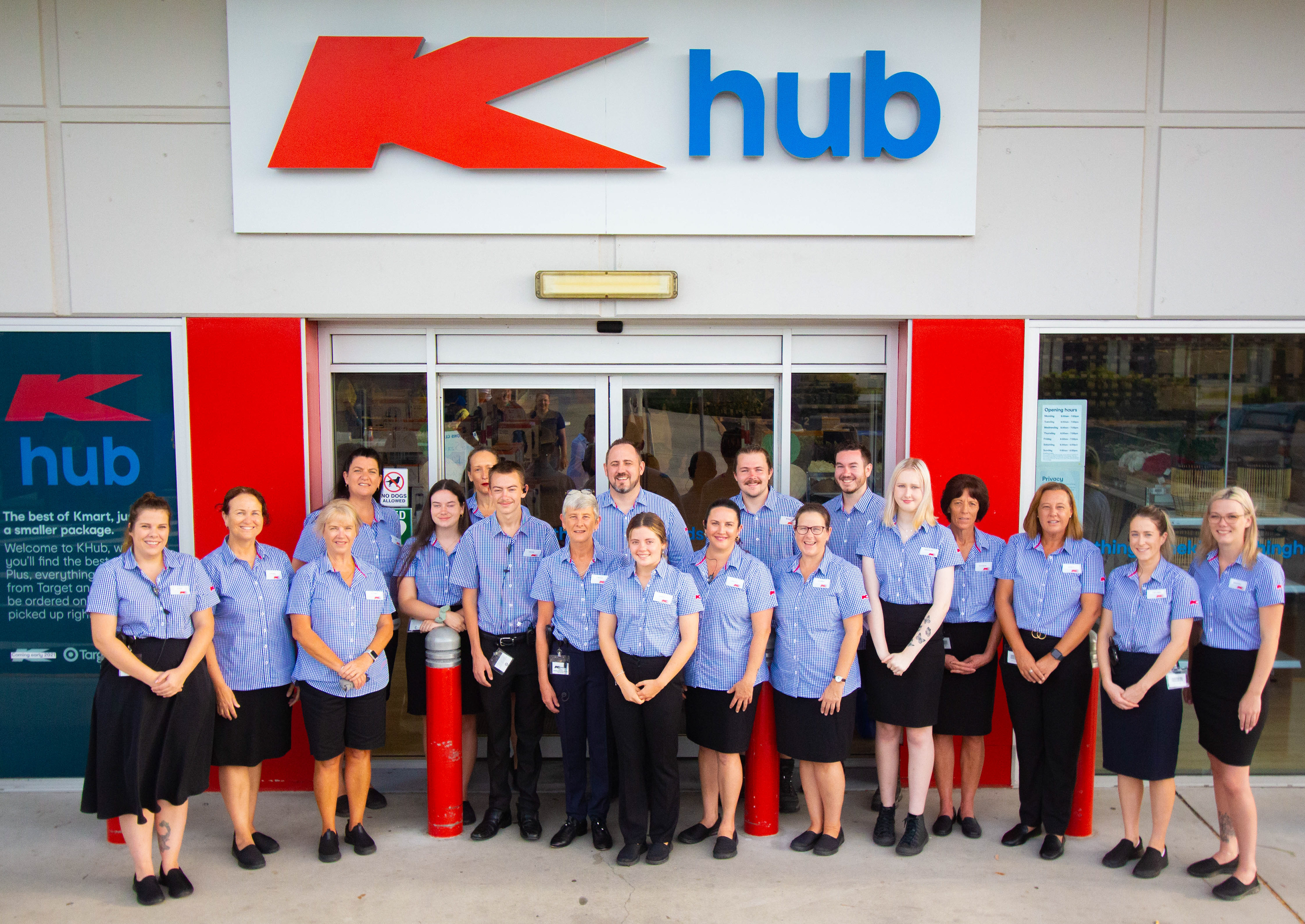 Shot for K-Hub (Kmart) store opening in Yamba, NSW.