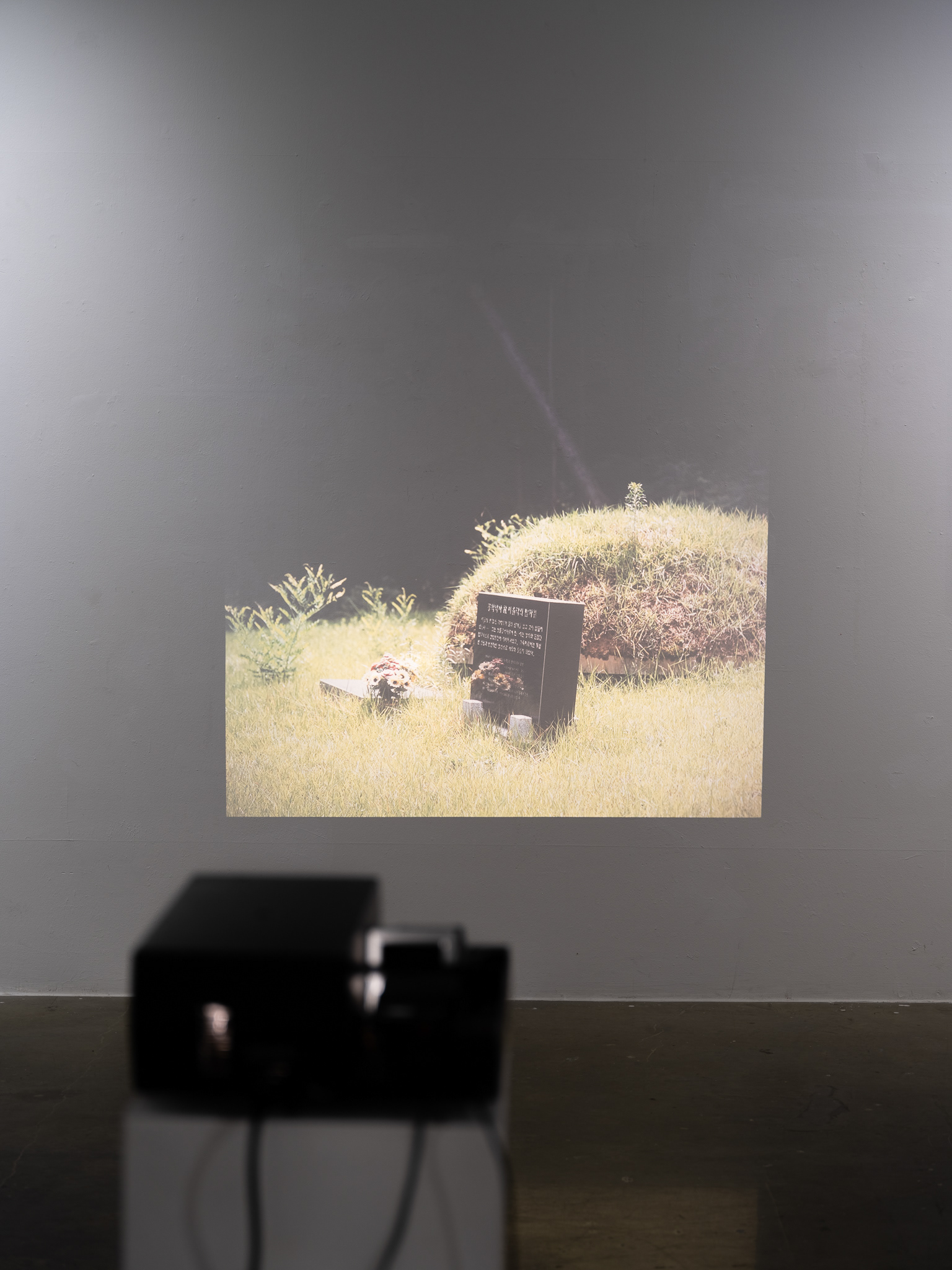 < 아빠의 정원 >, slide projection, 2023