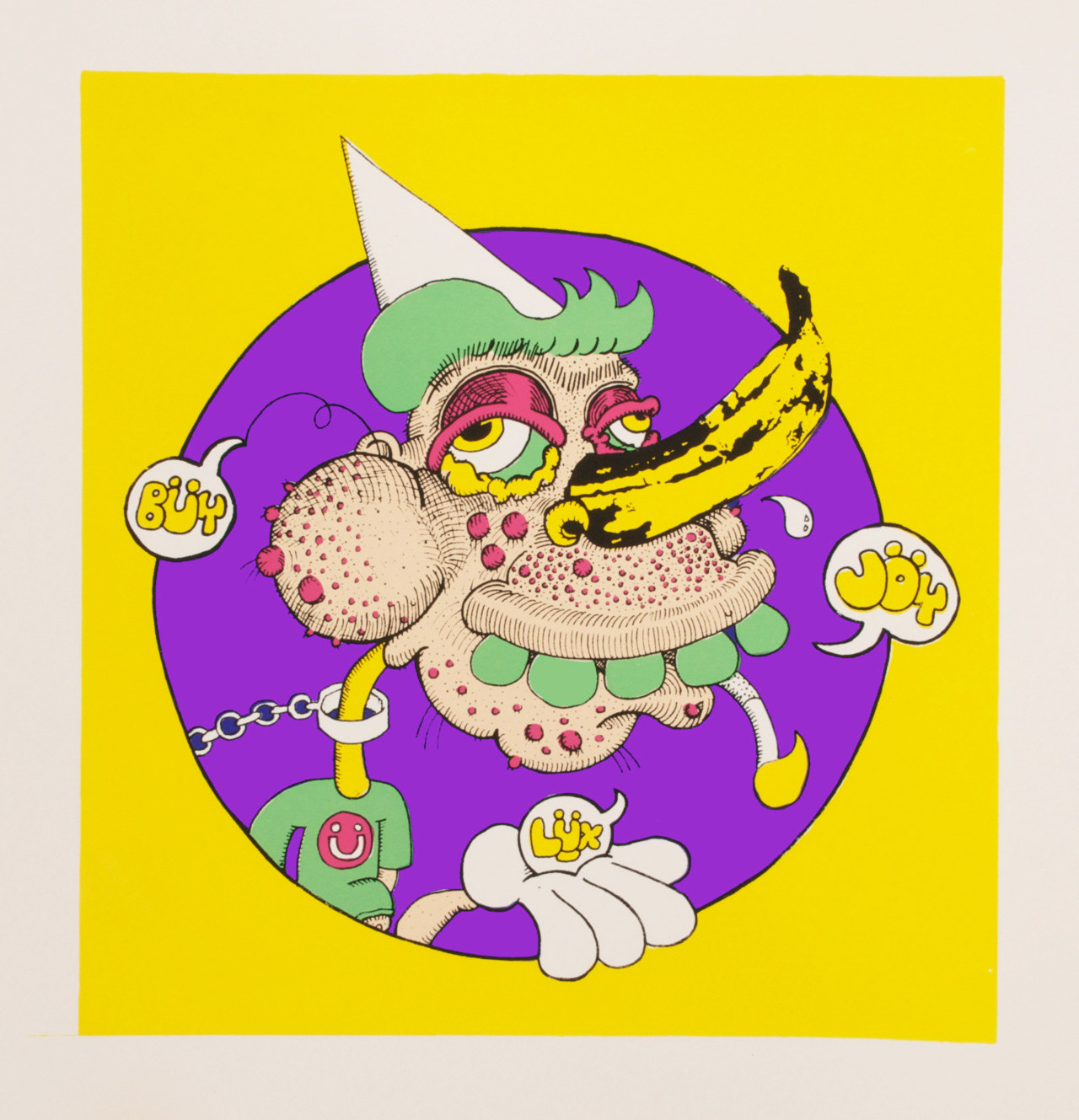 the artist, 7 layer screenprint