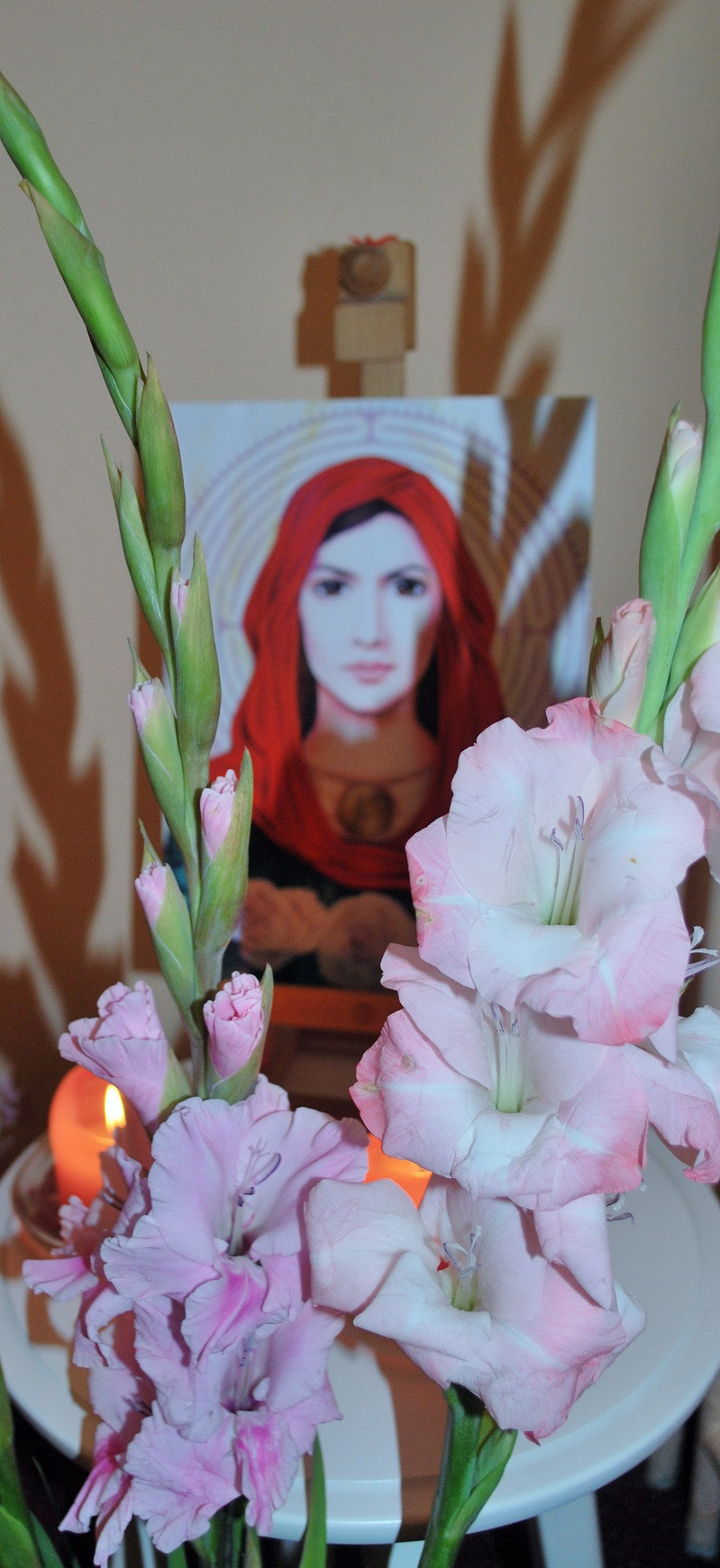 Mária Magdaléna - inšpirácia celistvosti v spojení sexuality a spirituality. Aj ona drží posvätný priestor v Červenom stane. Foto: Khatka