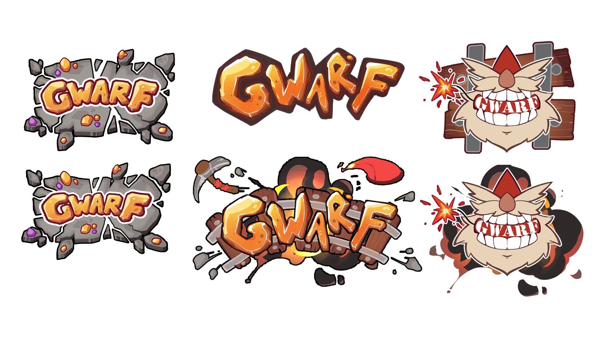 Propositions de logos pour le jeu GWARF