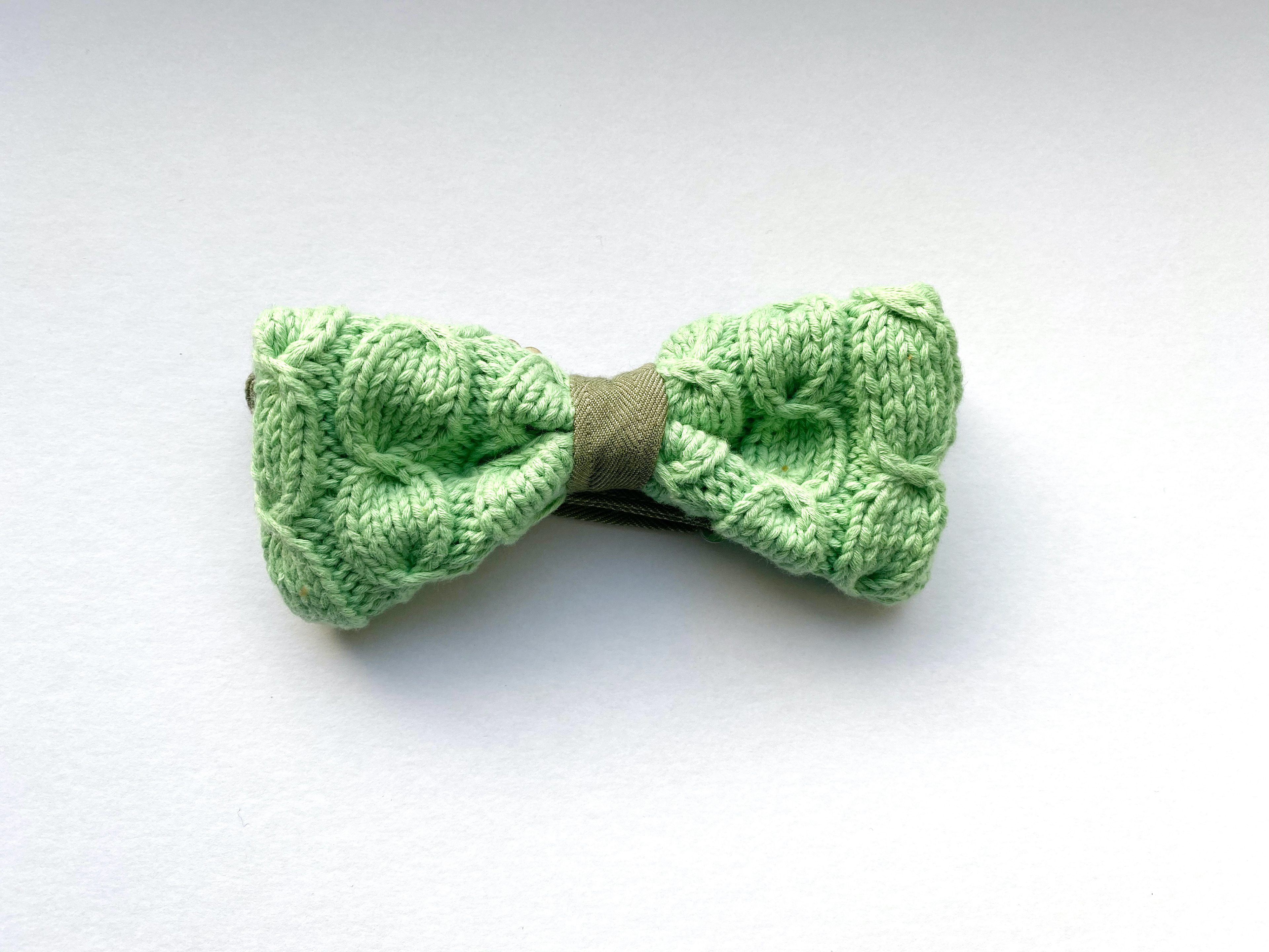 KnititUp vlinderdas kabels groen
