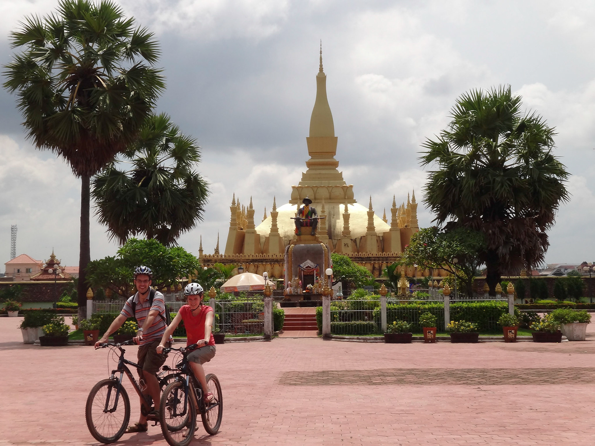 Golden Stupa in Vientiane, Laos