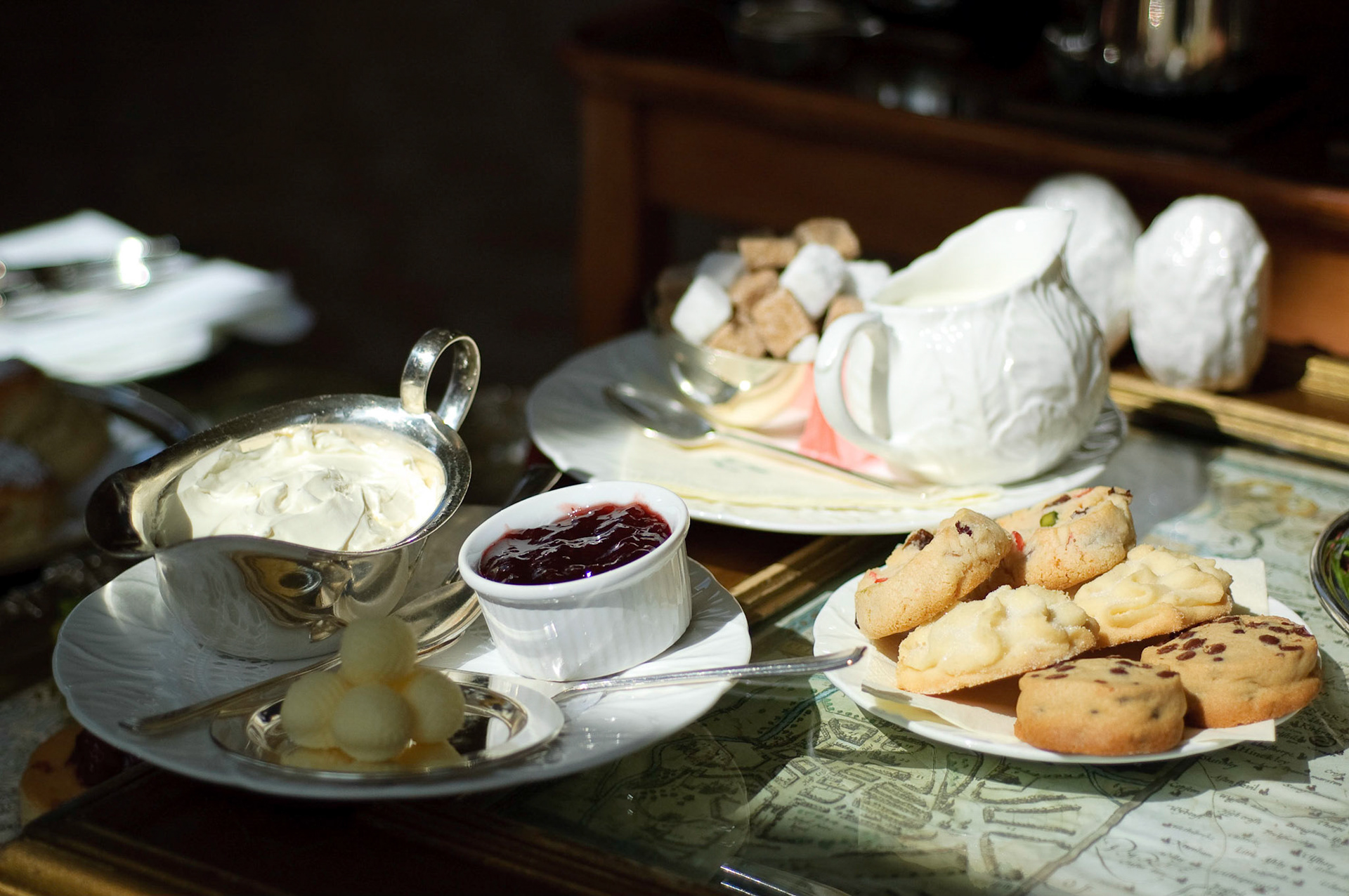 Afternoon tea at Inverlochy Castle Hotel