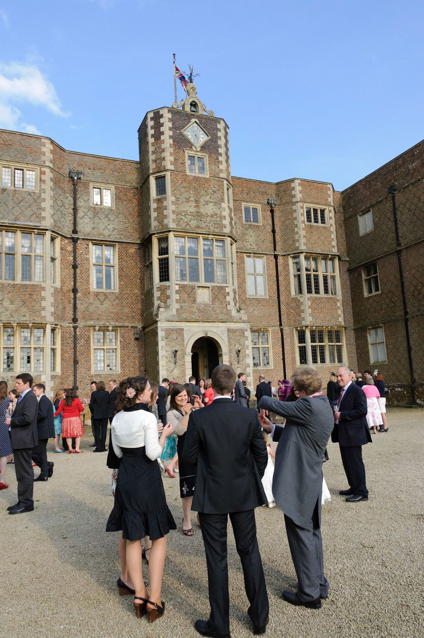 The wedding reception at the beautiful Quenby Hall.