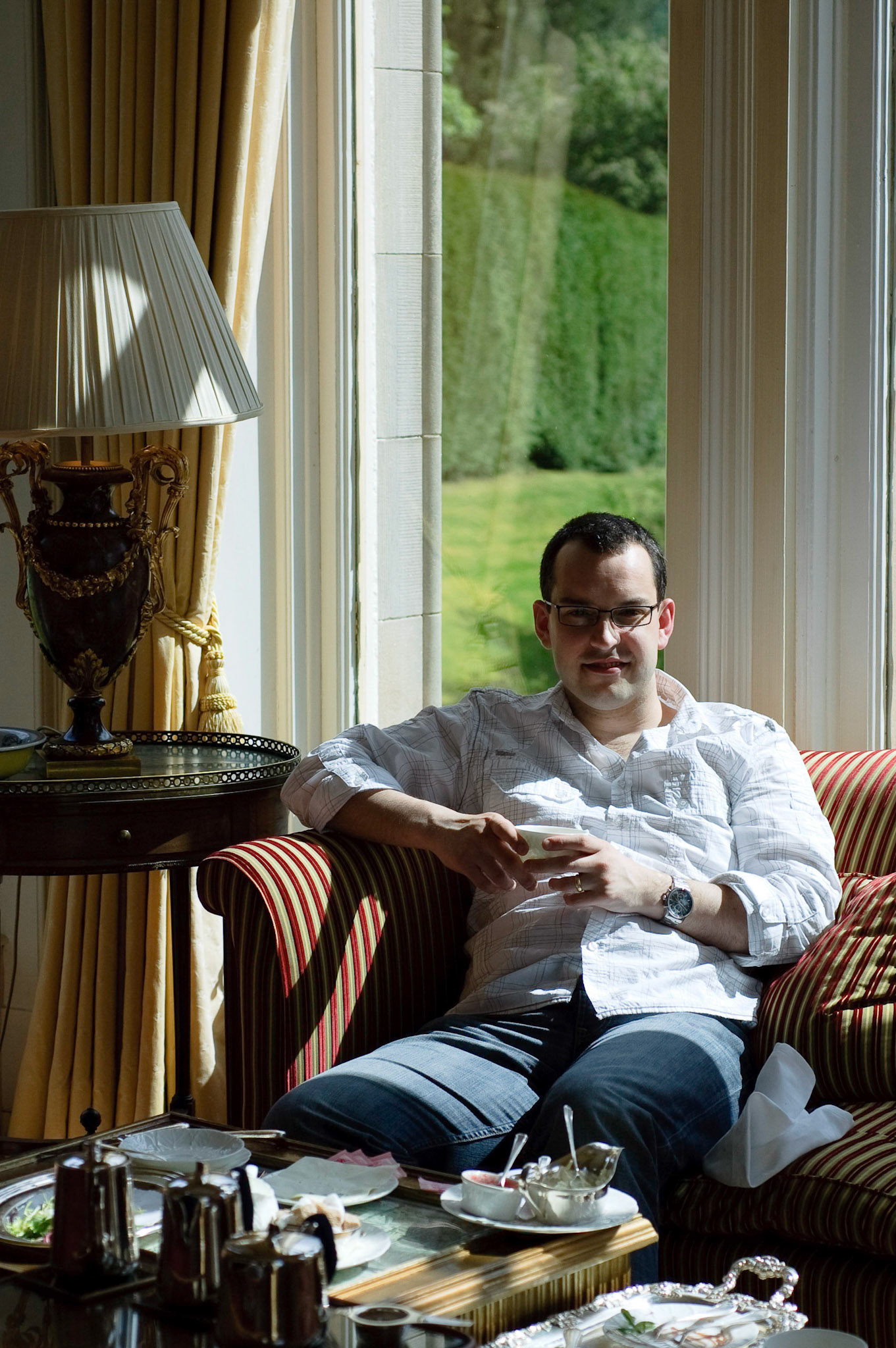 Afternoon tea at Inverlochy Castle Hotel