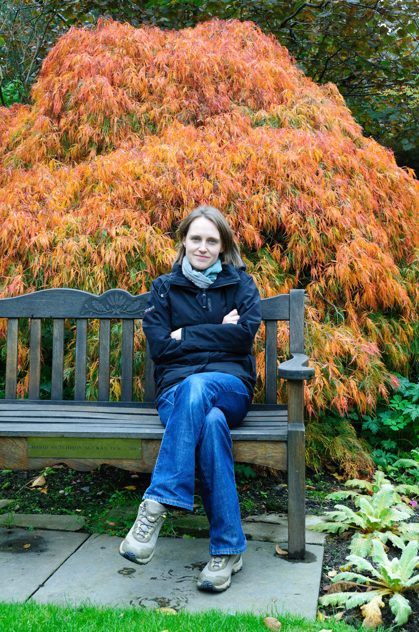 Autumn colours in Branklyn Garden, Perth