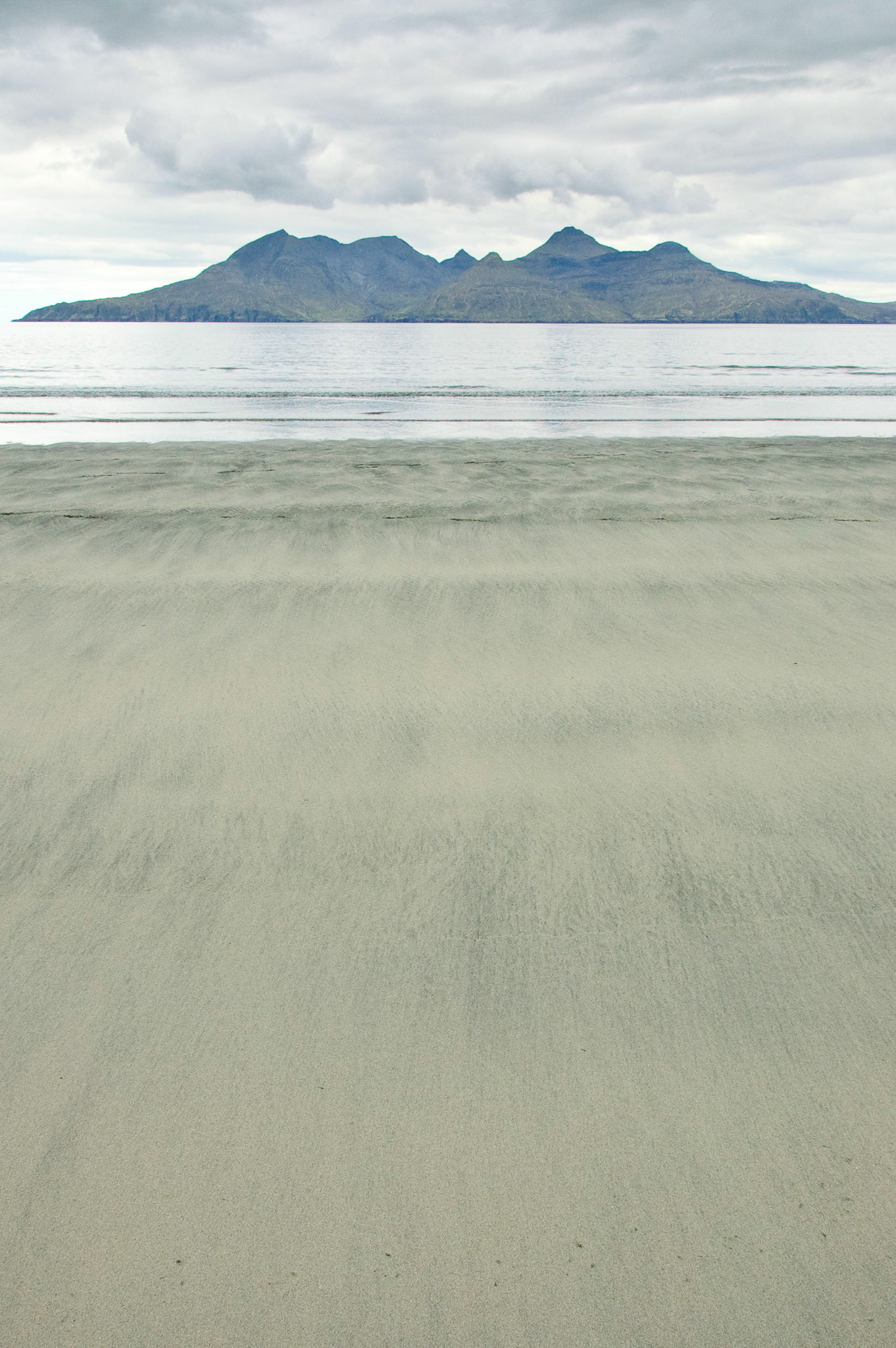 Beech on the Isle of Eigg with the Isle of Rum in the backgound.