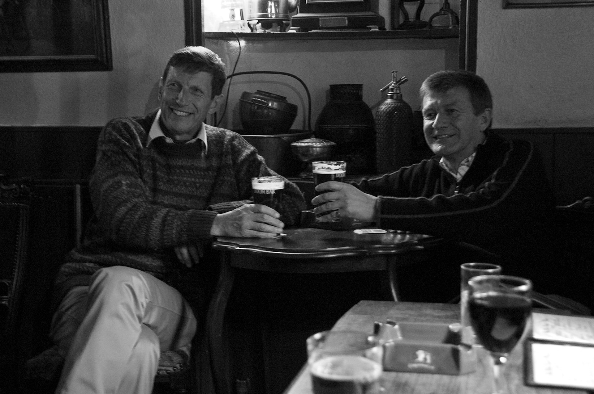 ...washed down by a pint or two of Proper Job