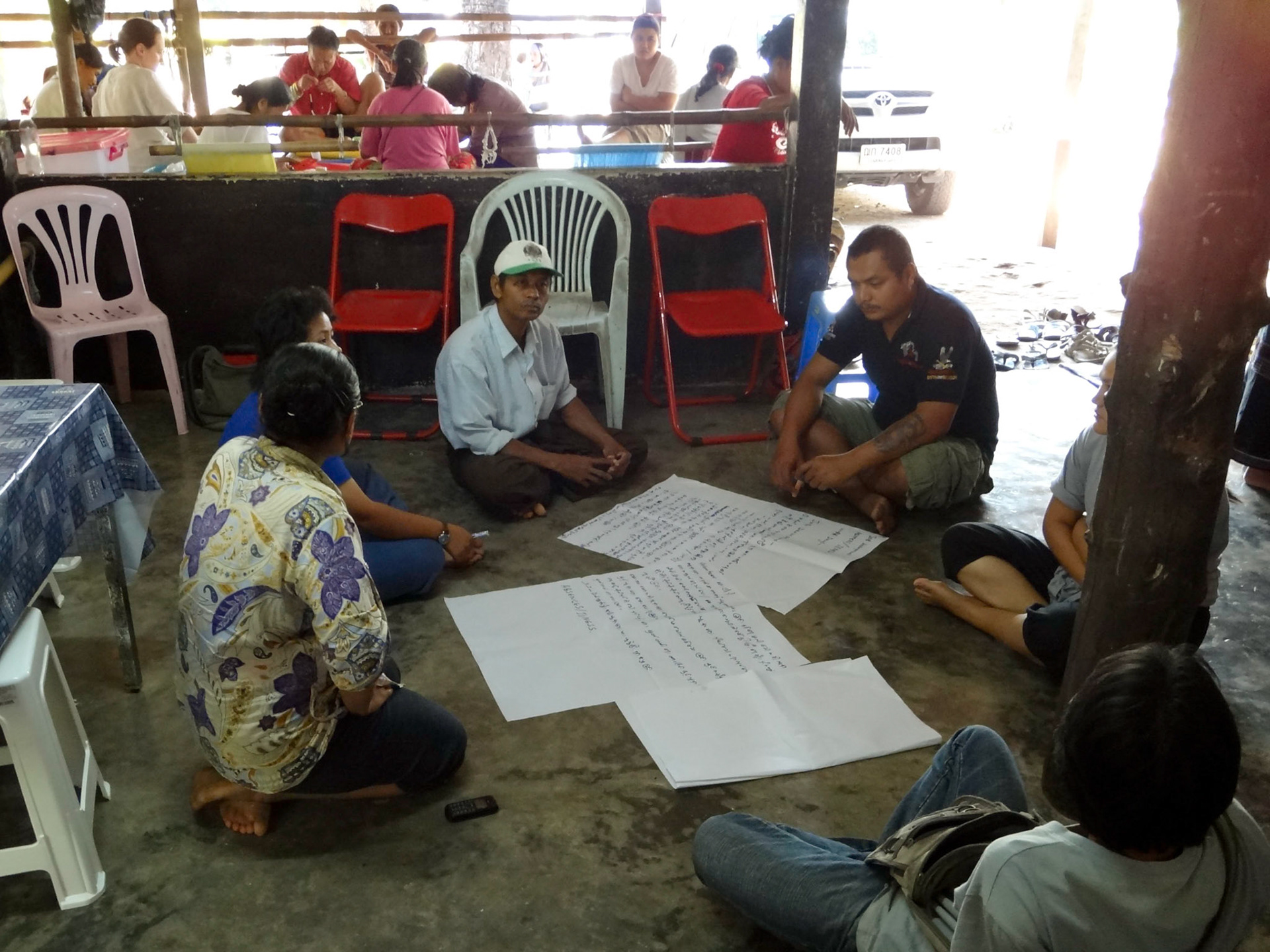 Staff policy workshop at the Safe House