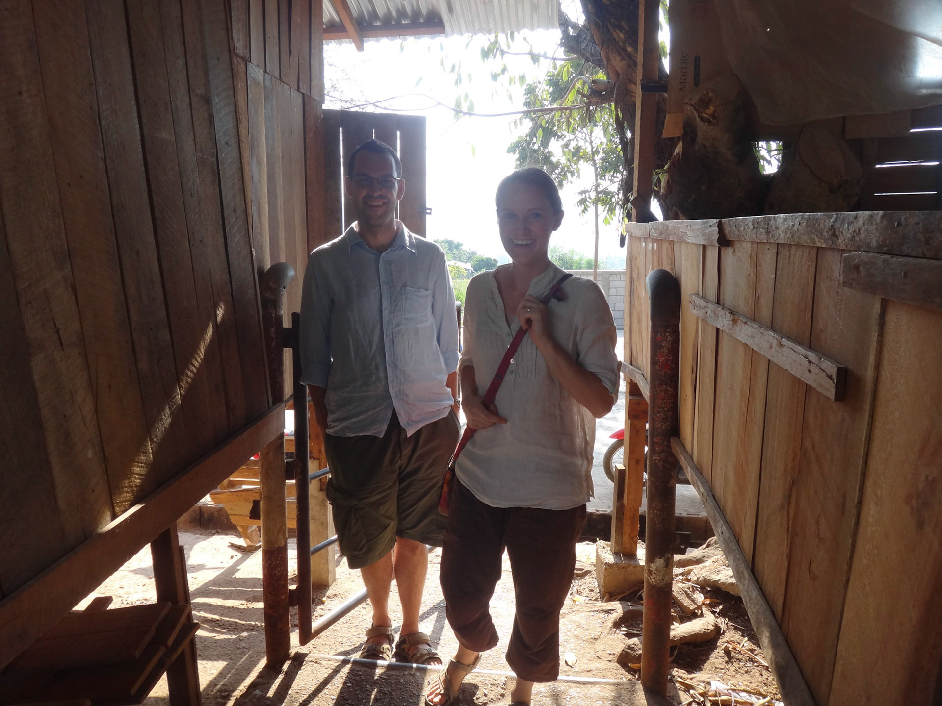 (Standing in different countries)