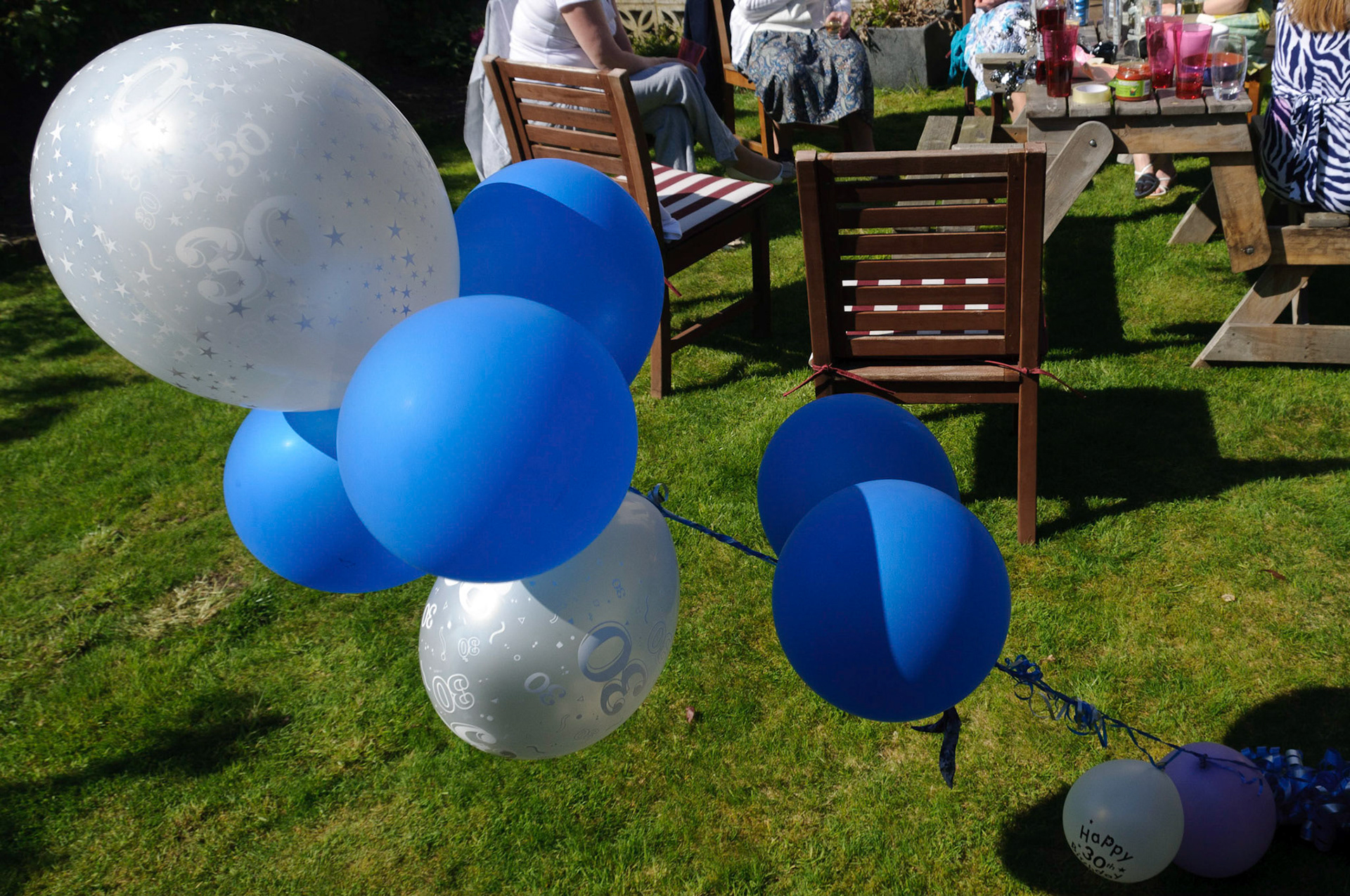 Barbecue for Calum's 30th birthday.