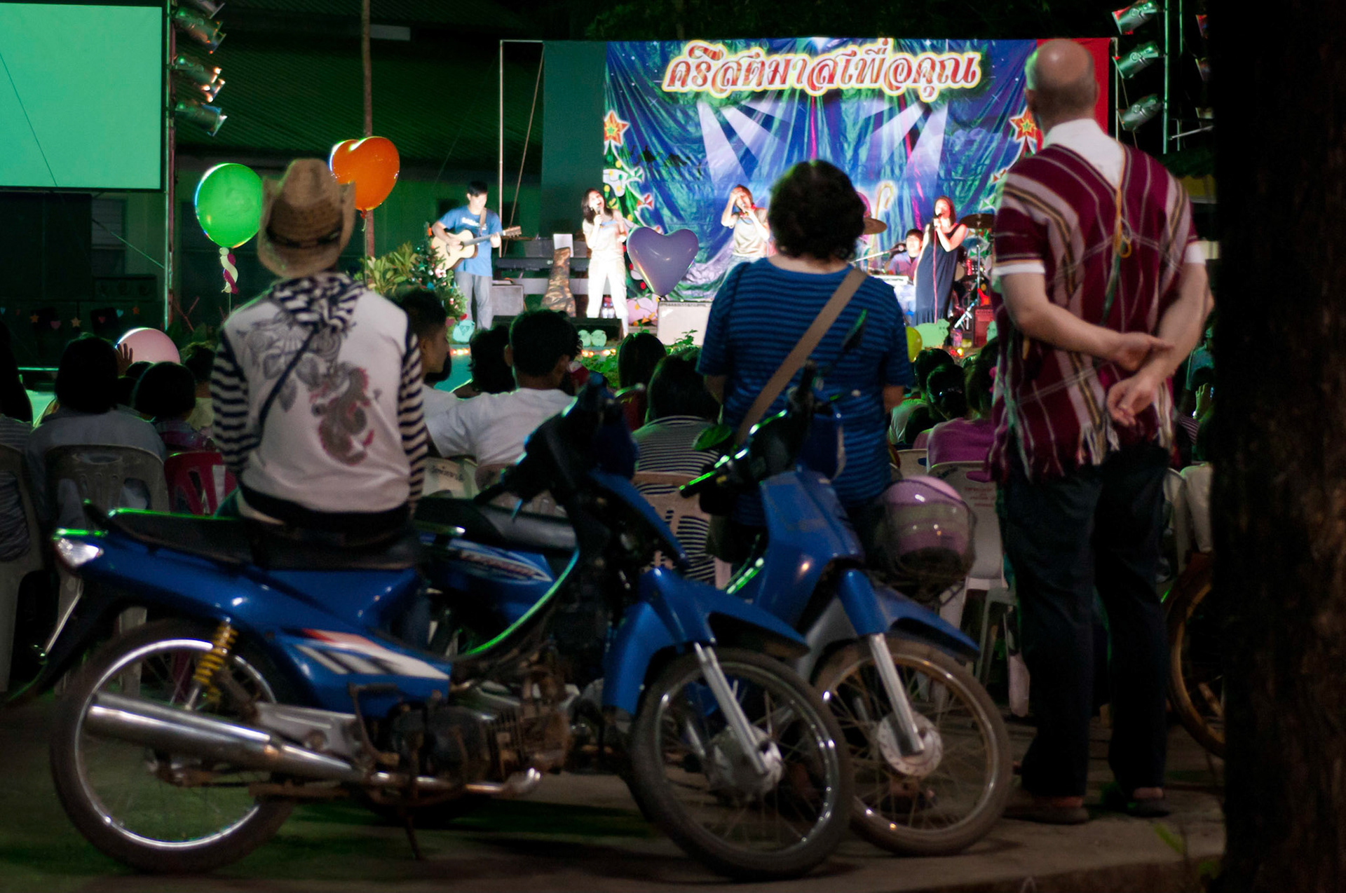 Anchalee and her group perform