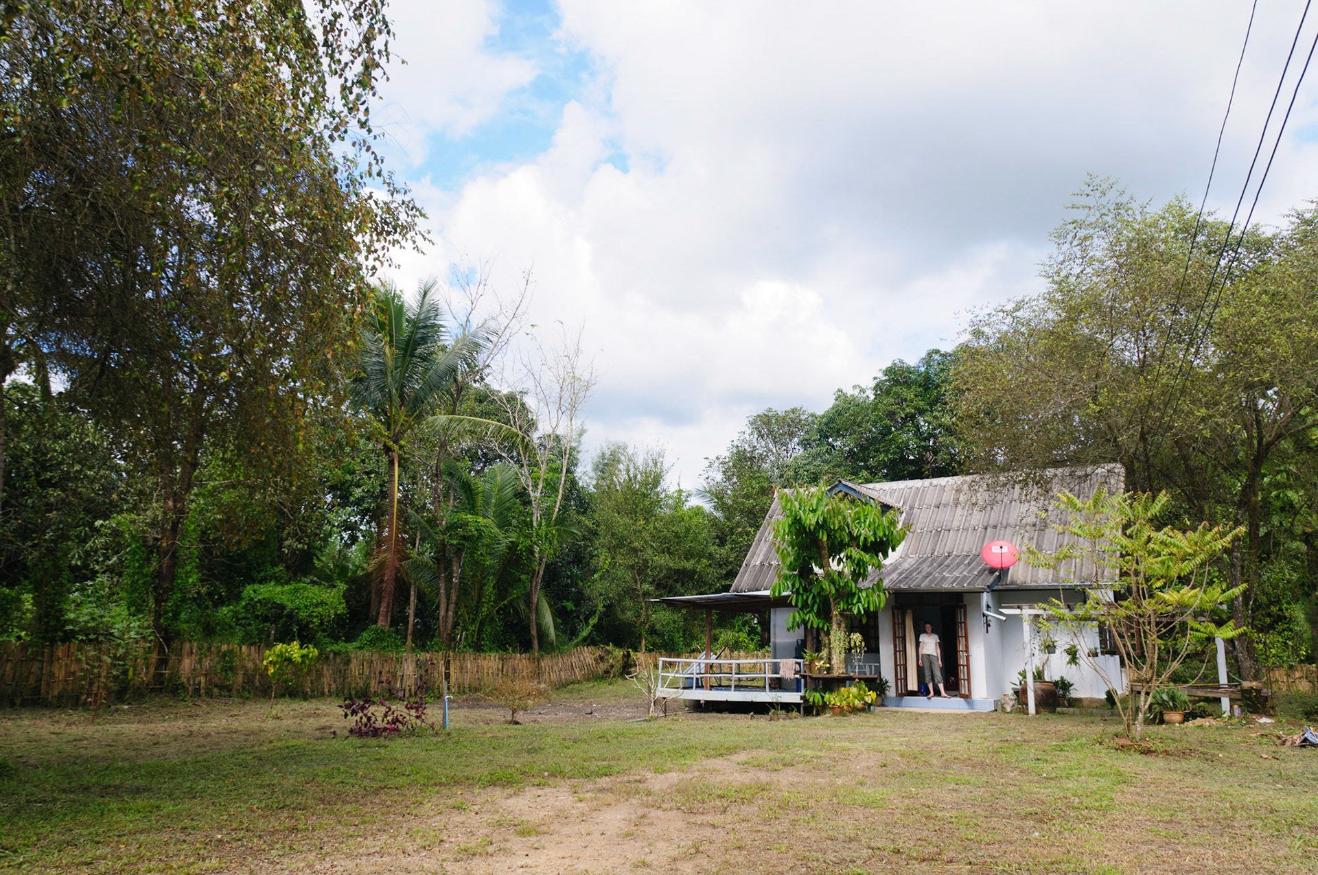 The house we are staying in in Huay Malai