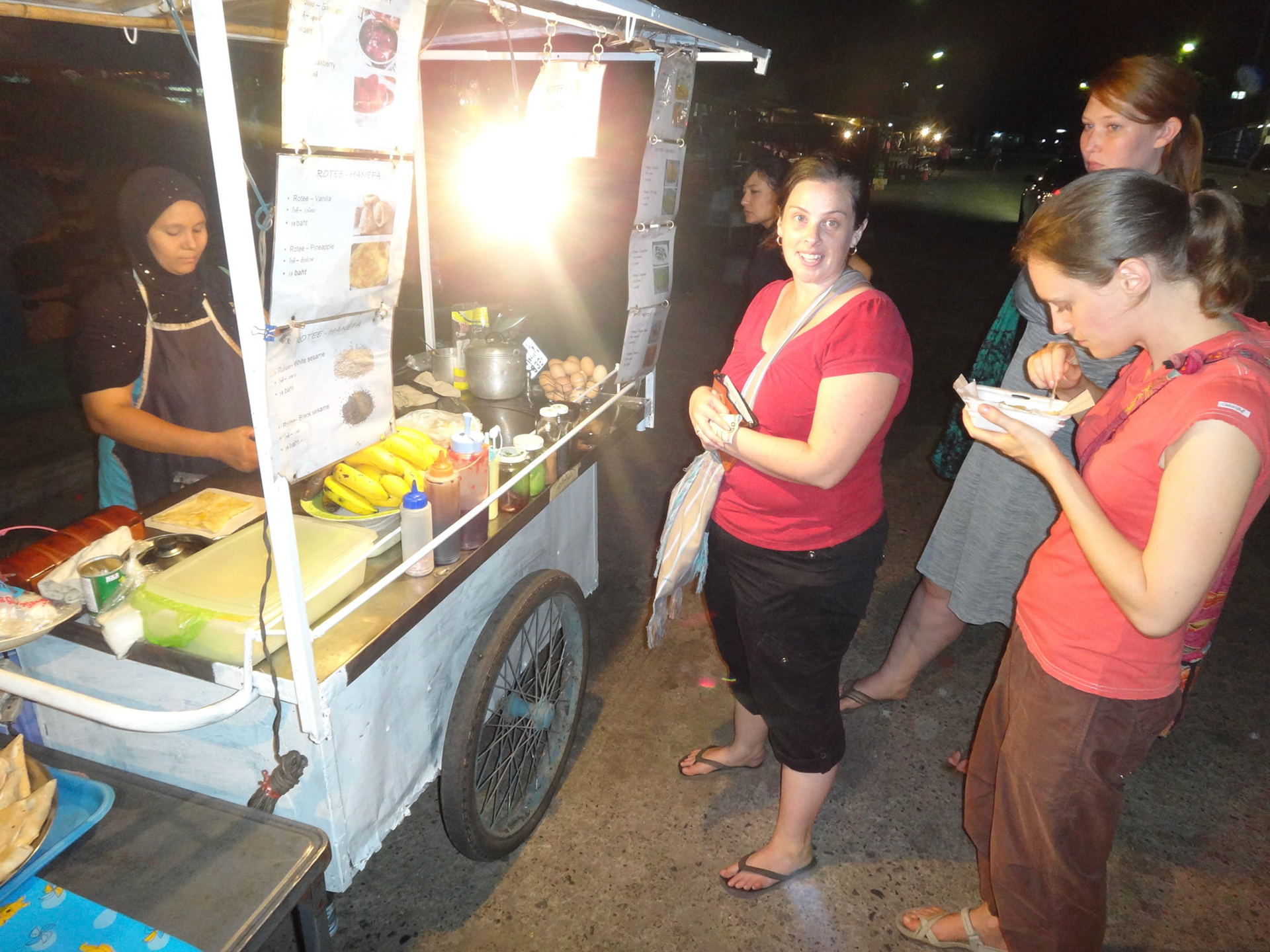 Buying roti in Sangklaburi