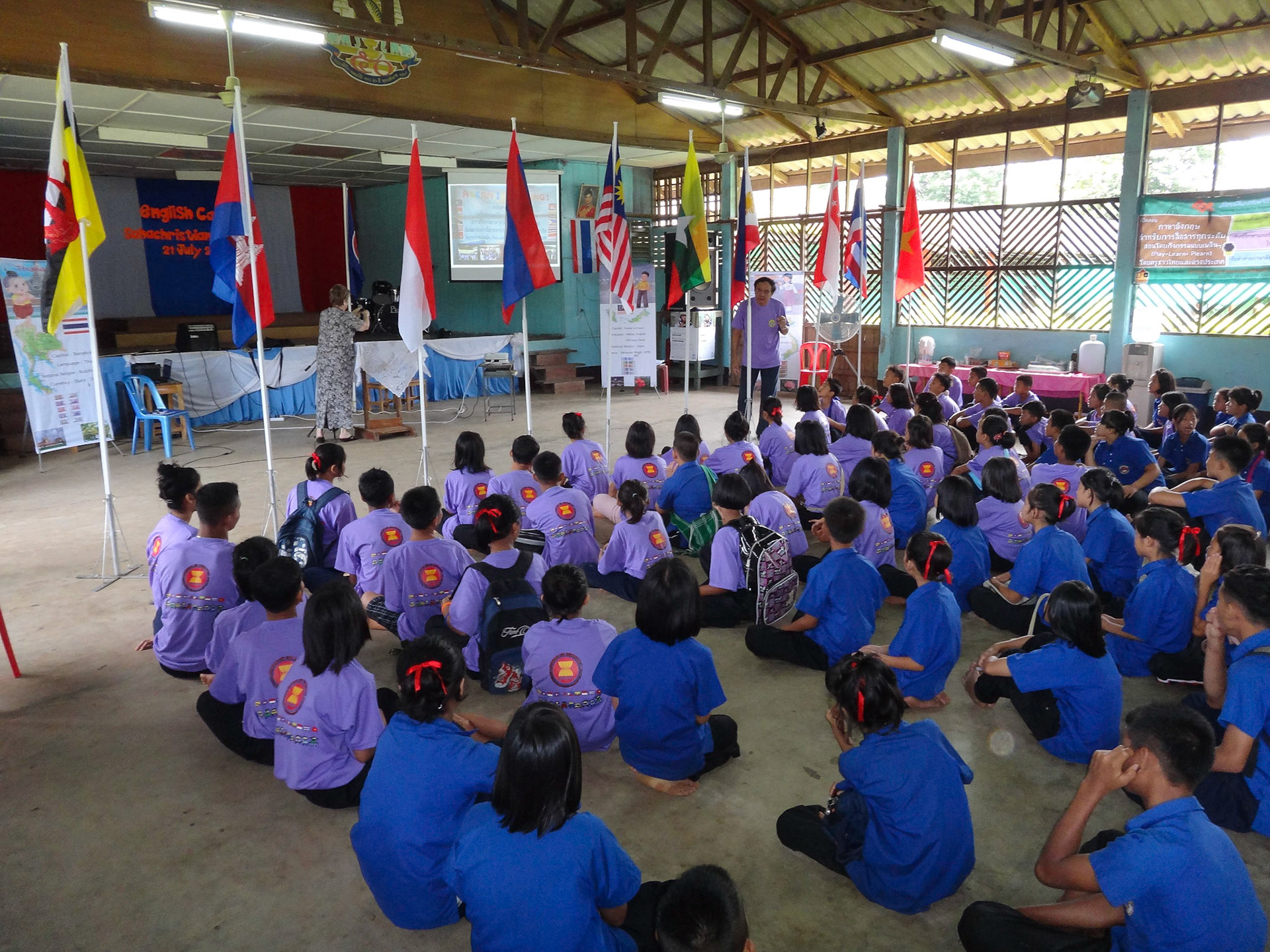 CCT english camp at Saha Christian Suksa School