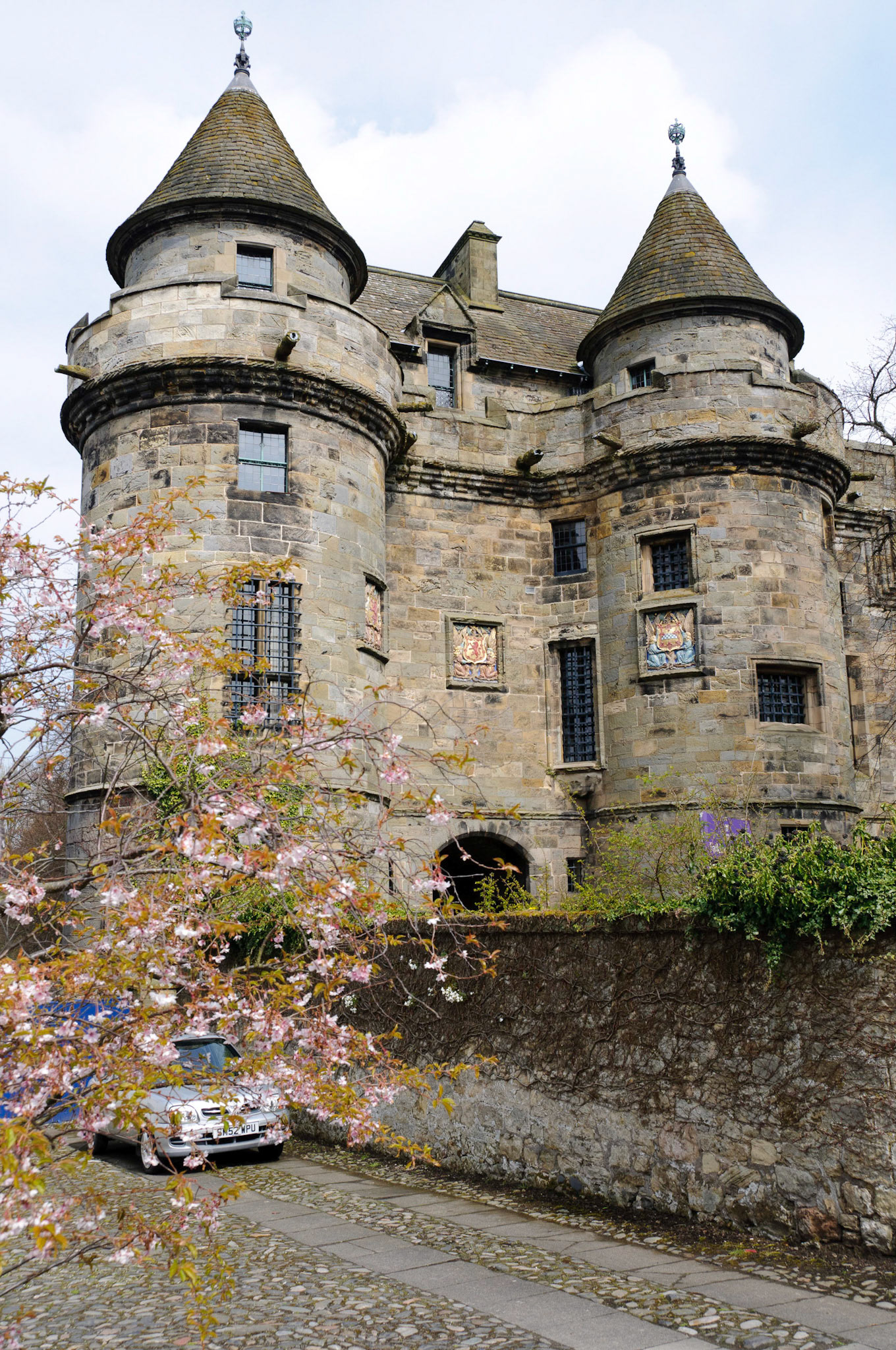 The country residence and hunting lodge of eight Stuart monarchs, including Mary, Queen of Scots, and it has the world's oldest tennis court still in us (built in 1539).