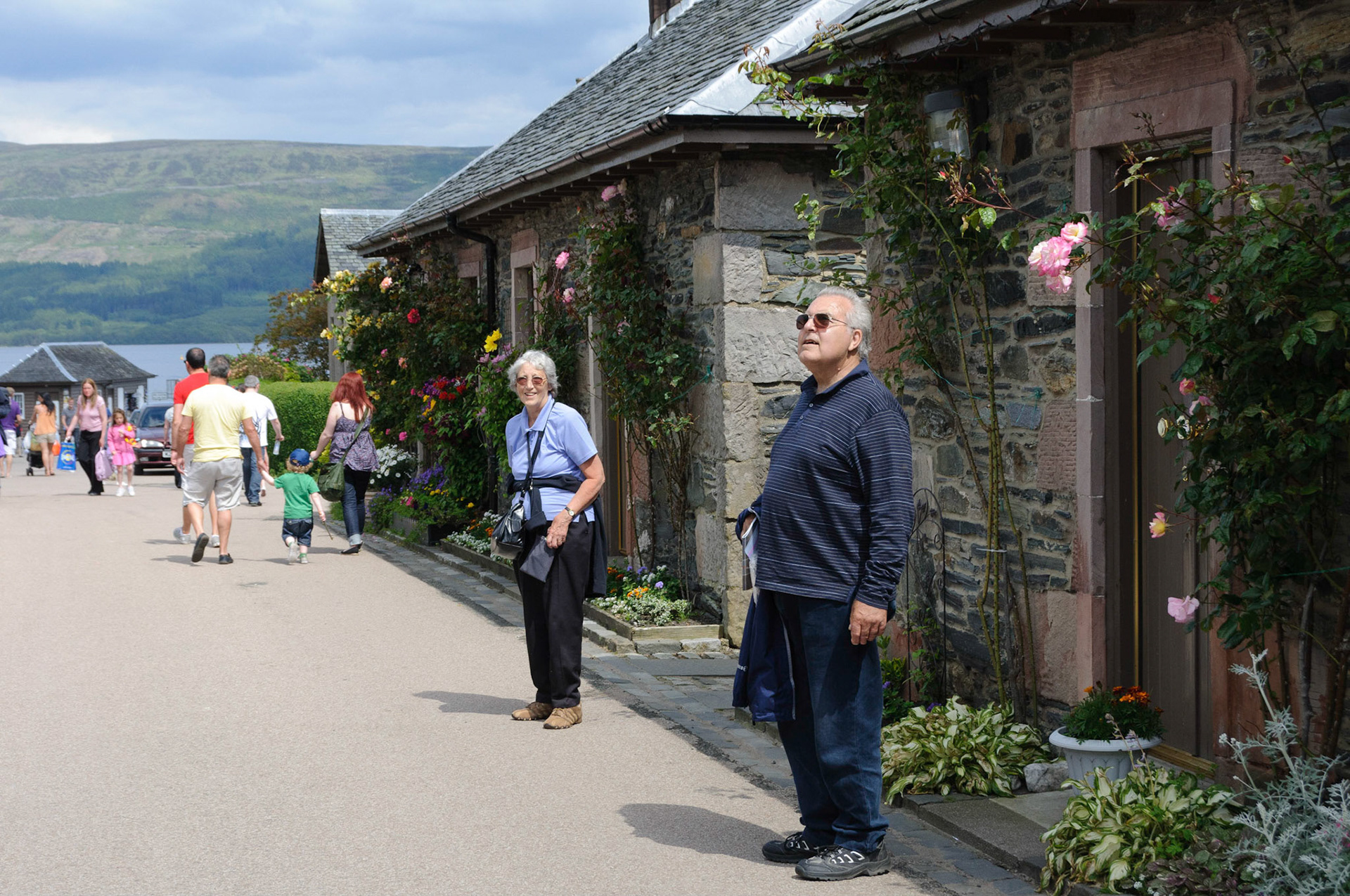Mum and Dad in Luss Village