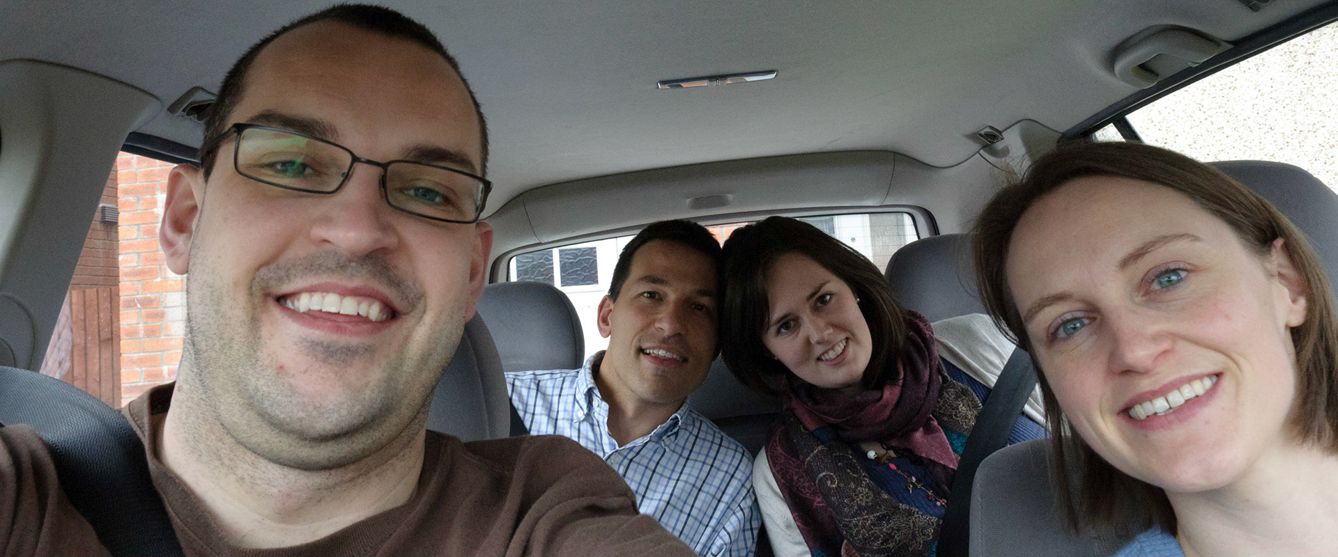 Road trip from Scotland to Leicester with the Stoj's.