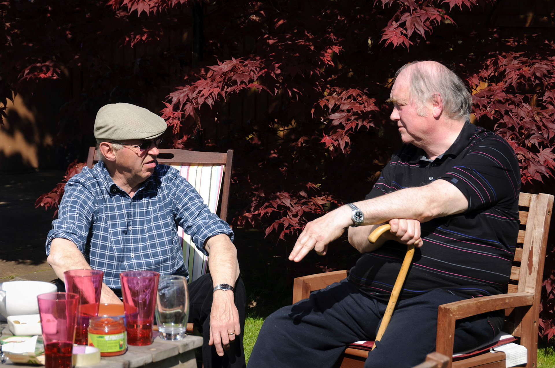 Barbecue for Calum's 30th birthday.