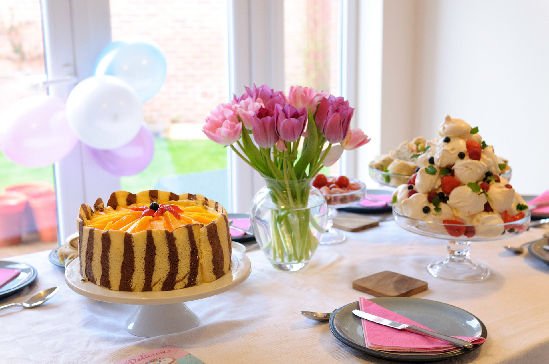 Tea for Jen's Mum birthday.