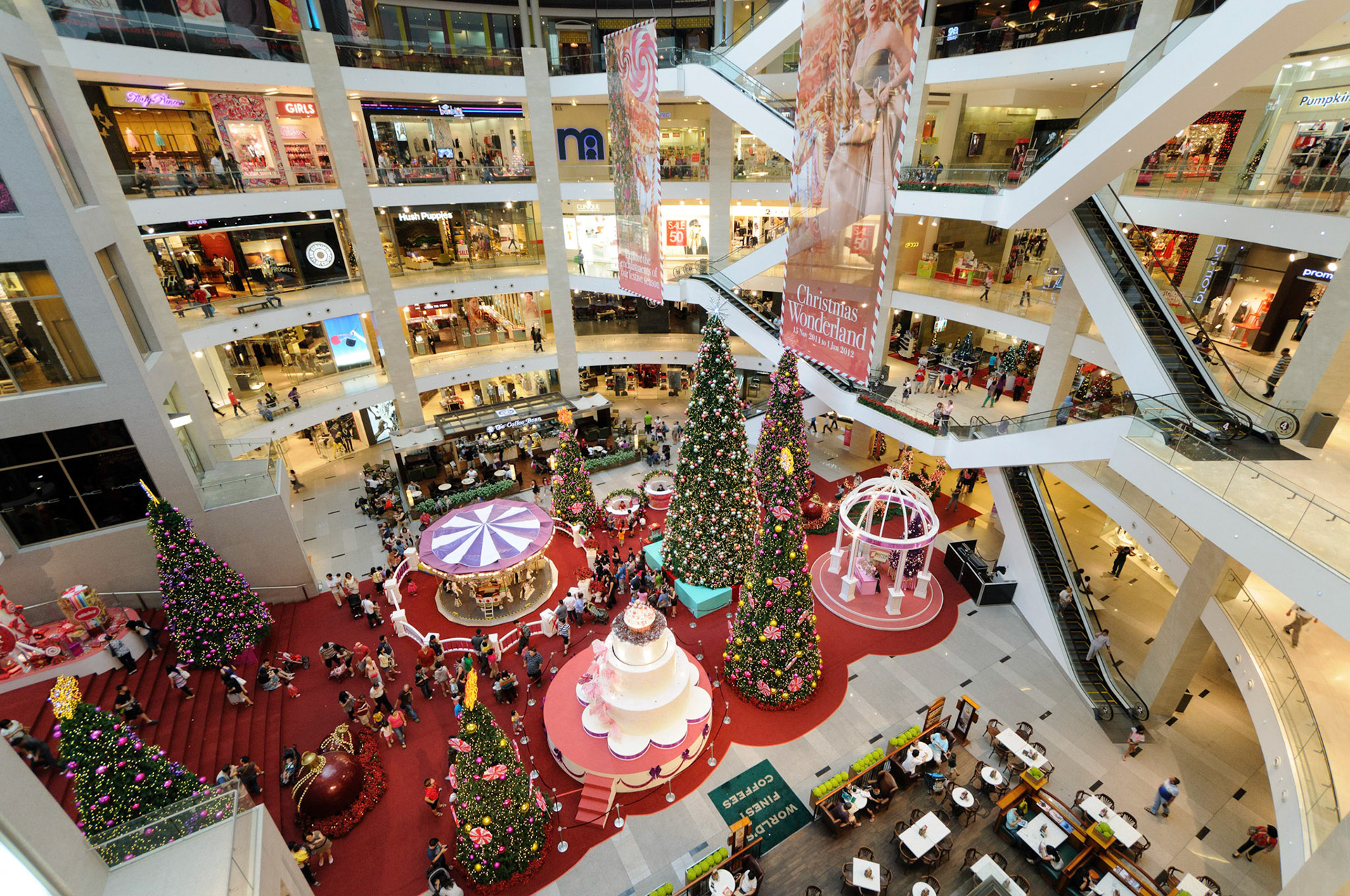 Christmas decorations in Pavillion Kuala Lumpur