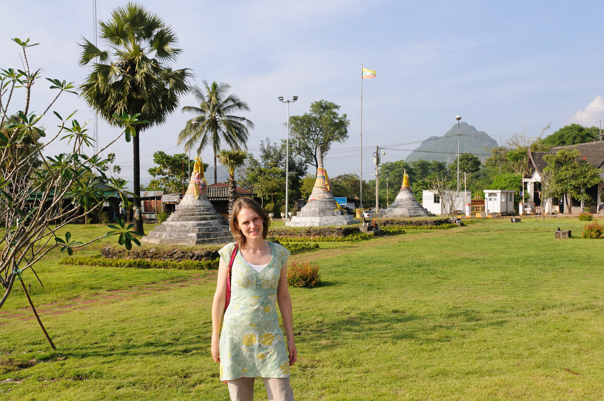 The border crossing point between Thailand and Burma, 17kms from Huay Malai
