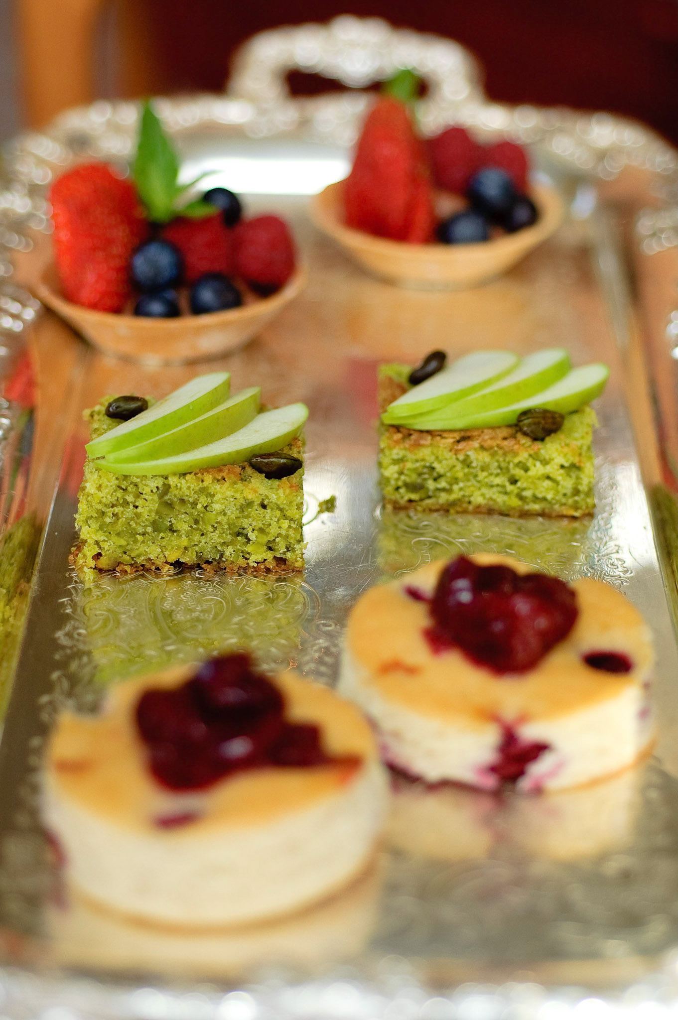 Afternoon tea at Inverlochy Castle Hotel