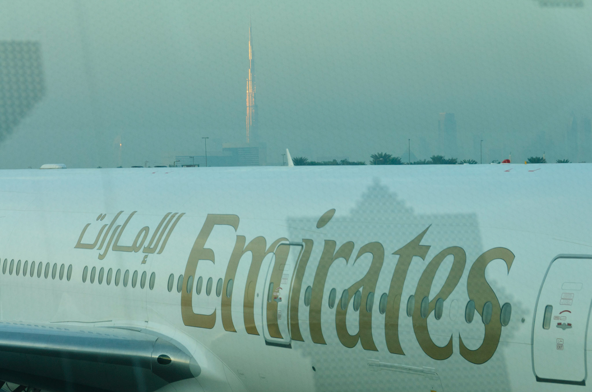 The Burj Khalifa in Dubai - the tallest building in the world.