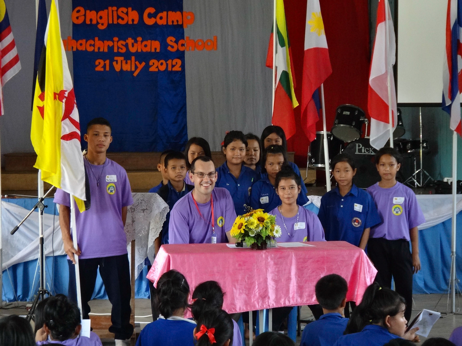 CCT english camp at Saha Christian Suksa School
