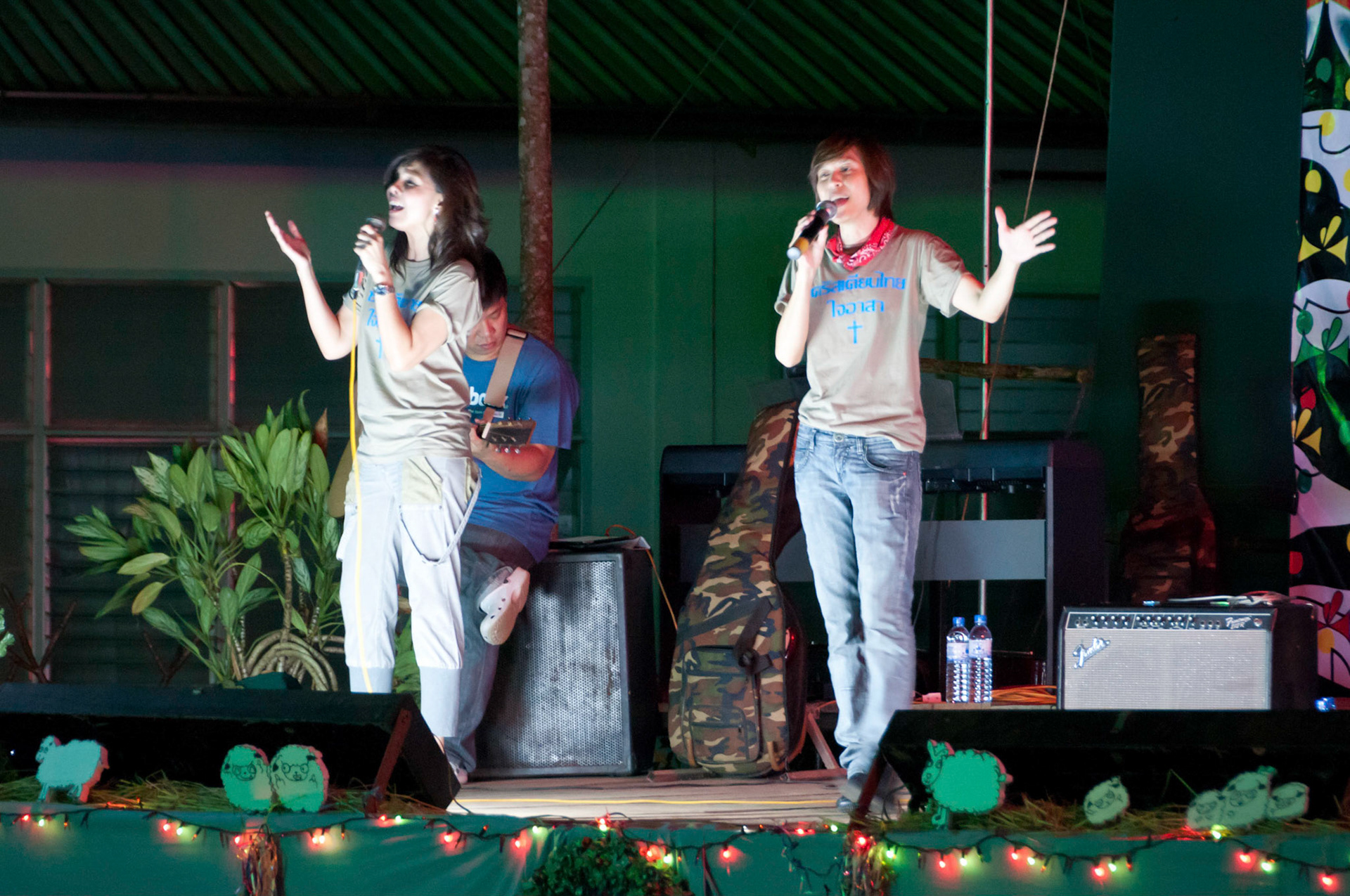 Anchalee and her group perform