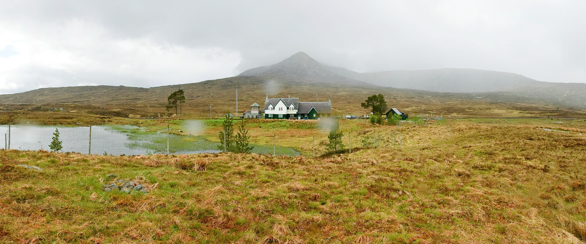 Corrour Station on Rannoch Moor is the highest mainline railway station in the UK  and one of the most remote - it is not accessible by any public roads.